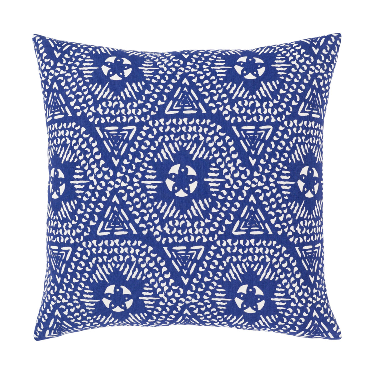 Global Blues 18 X 18 inch Dark Blue/White Pillow Kit, Square