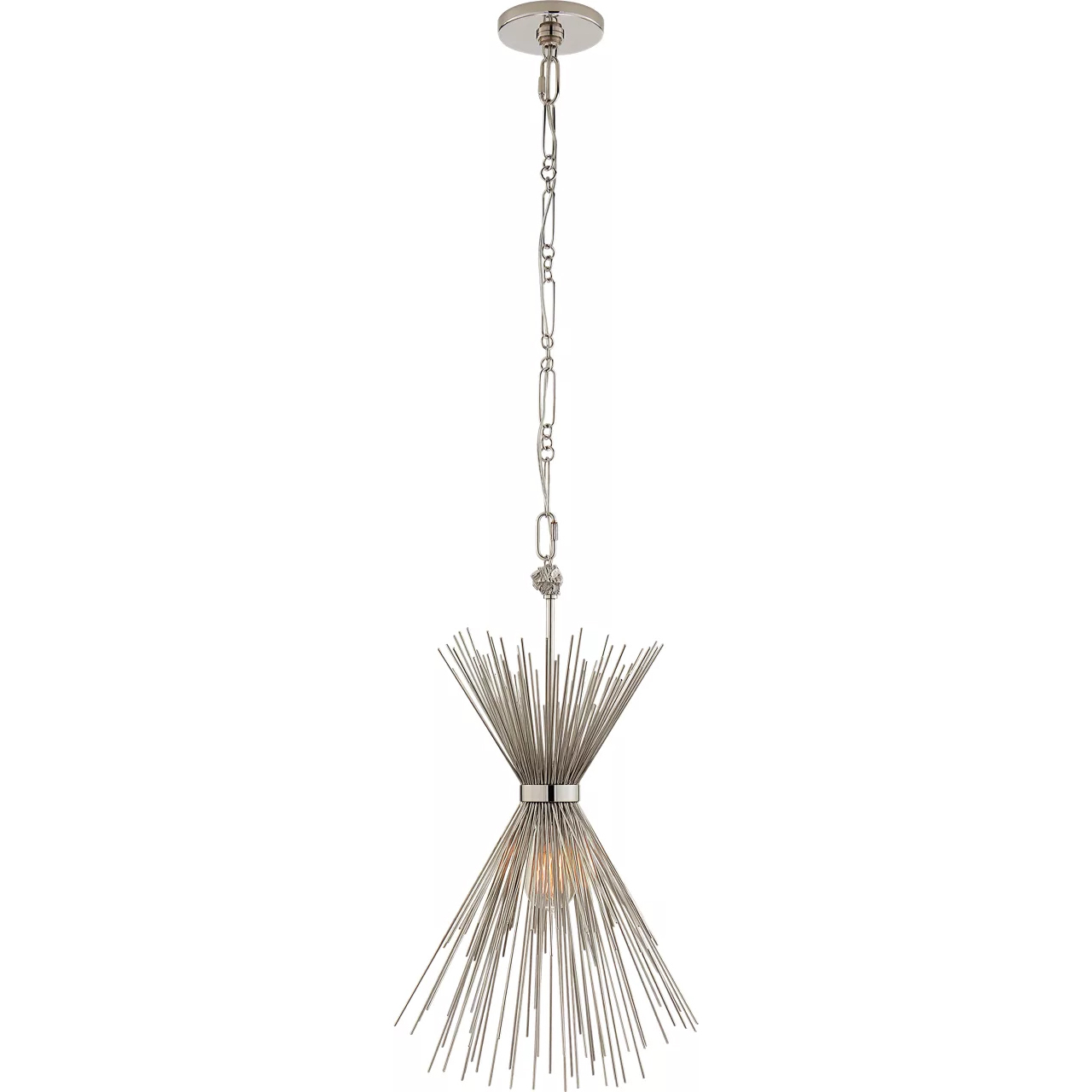 Kelly Wearstler Strada 1 Light 9.25 inch Polished Nickel Chandelier Ceiling Light, Small