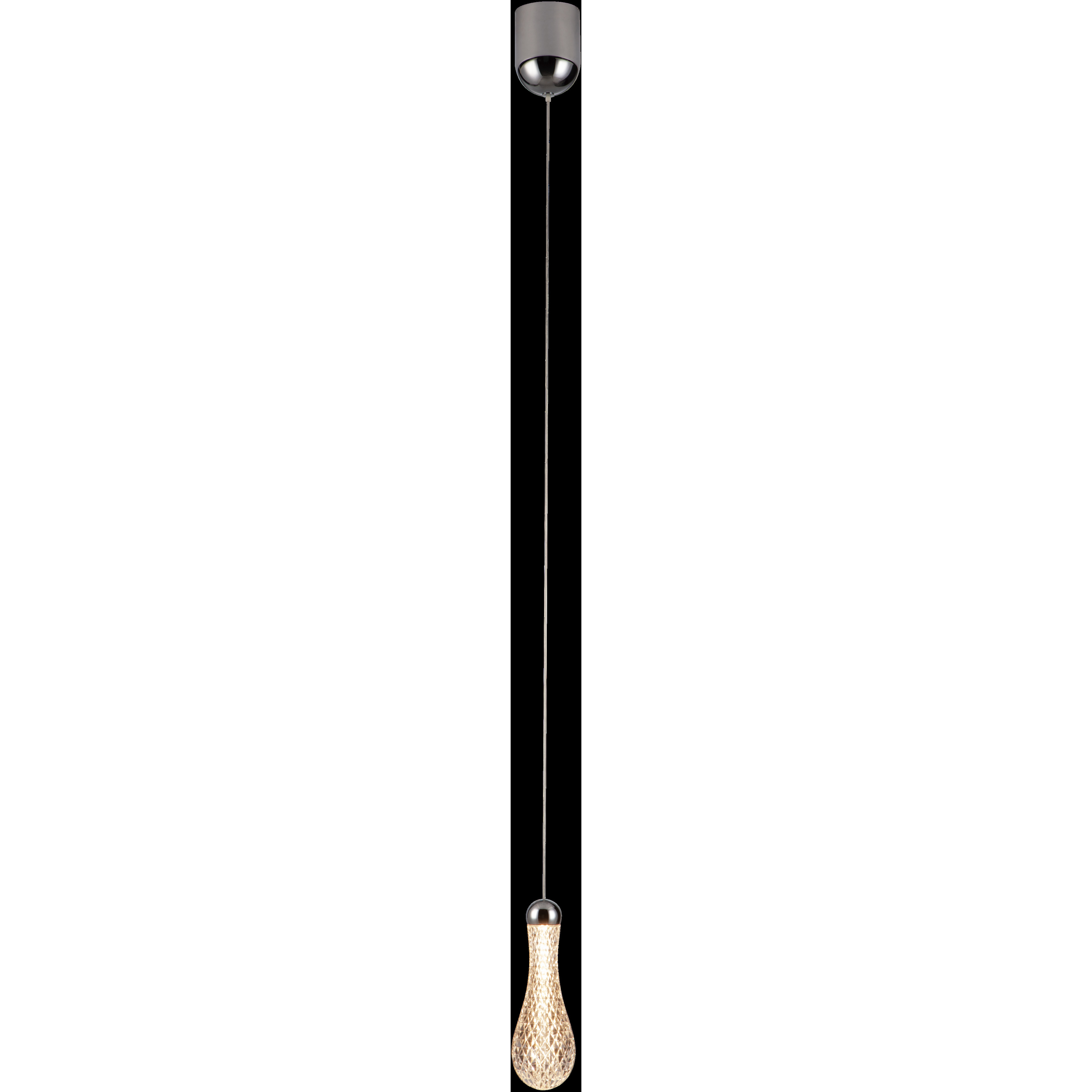 Pera LED 4.72 inch Chrome Pendant Ceiling Light