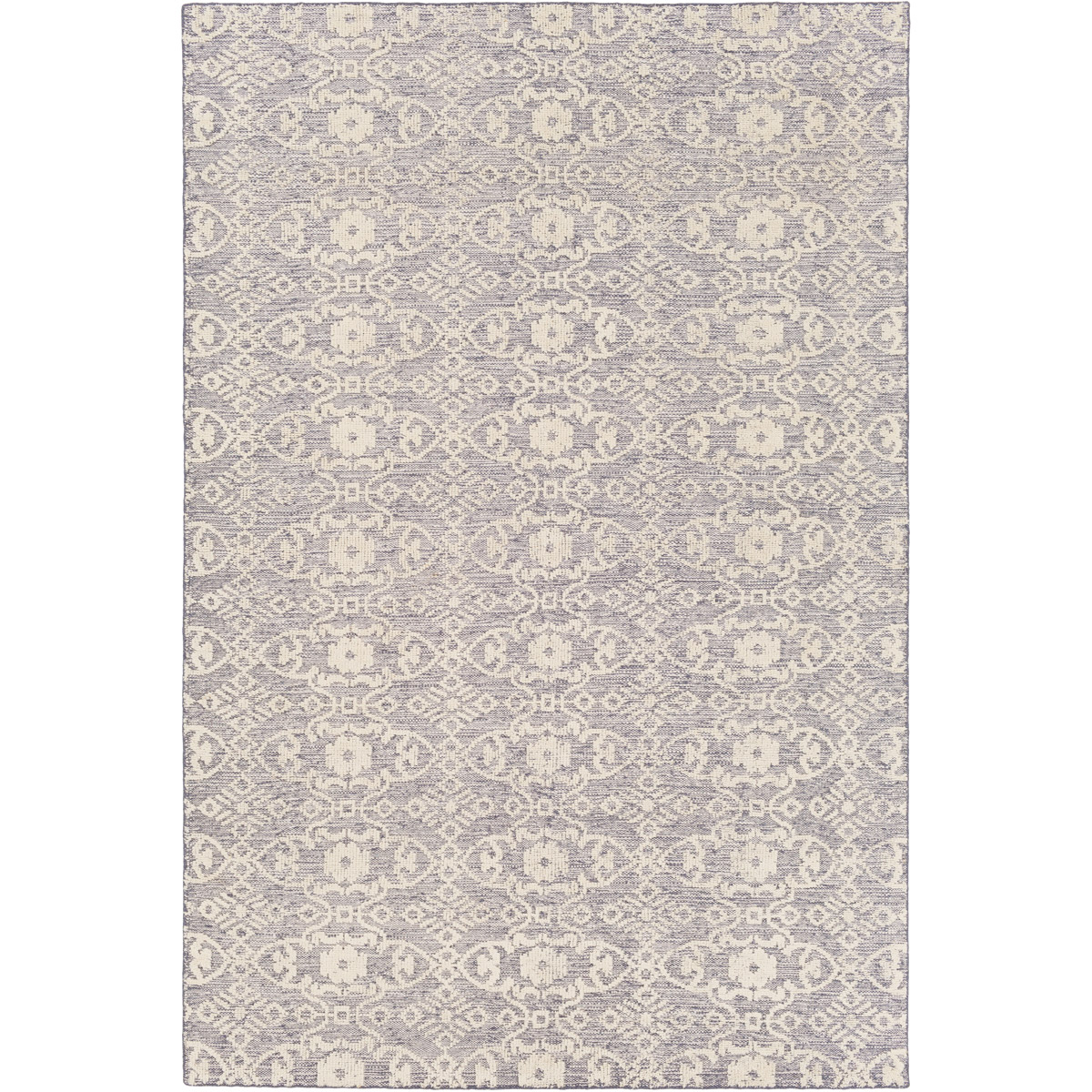 Ithaca 36 X 24 inch Gray and Neutral Area Rug, Wool and Cotton