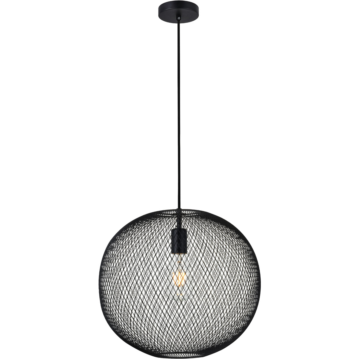 Keller 1 Light 15 inch Black Pendant Ceiling Light