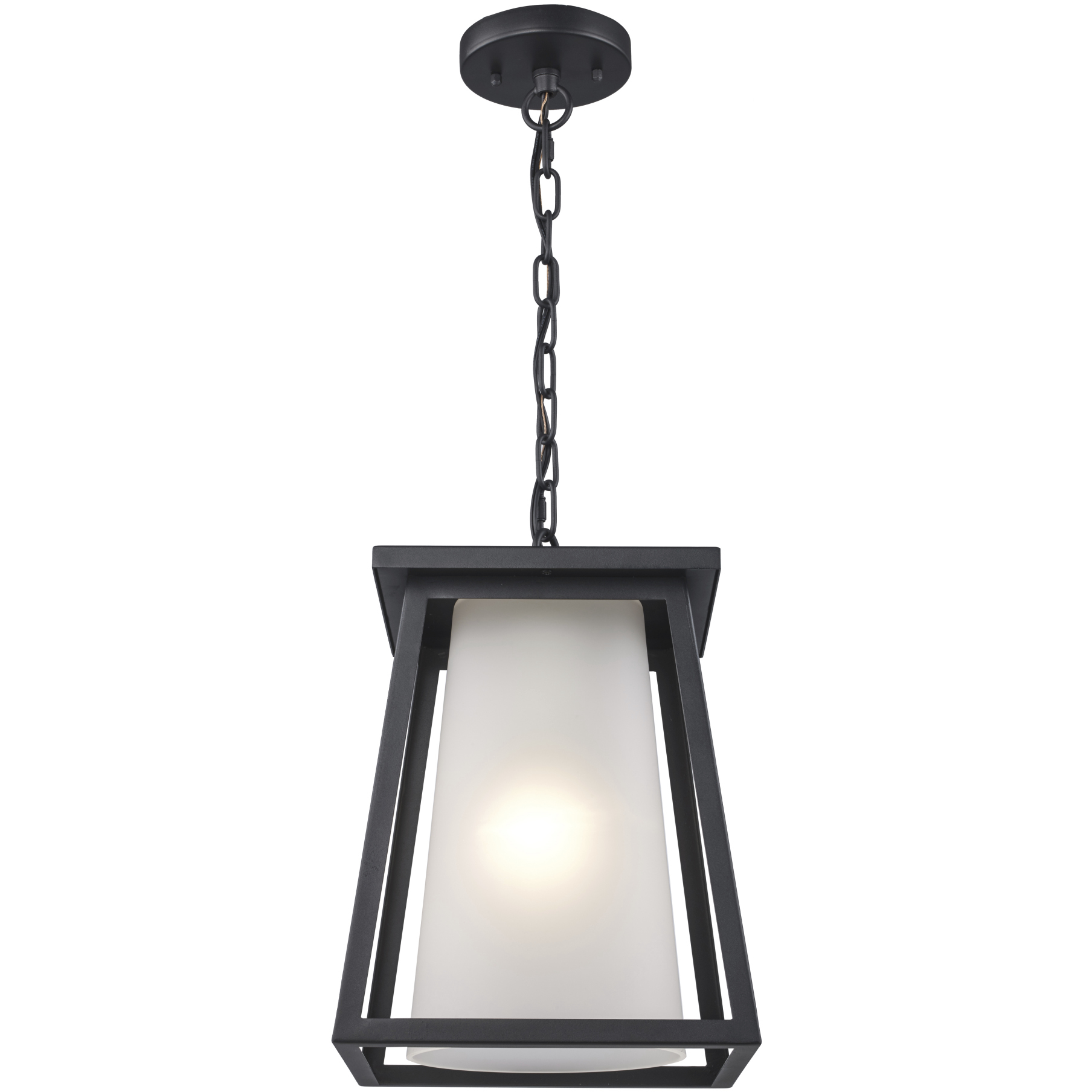 Kingsbury 1 Light 9.8 inch Black Outdoor Hanging Lantern