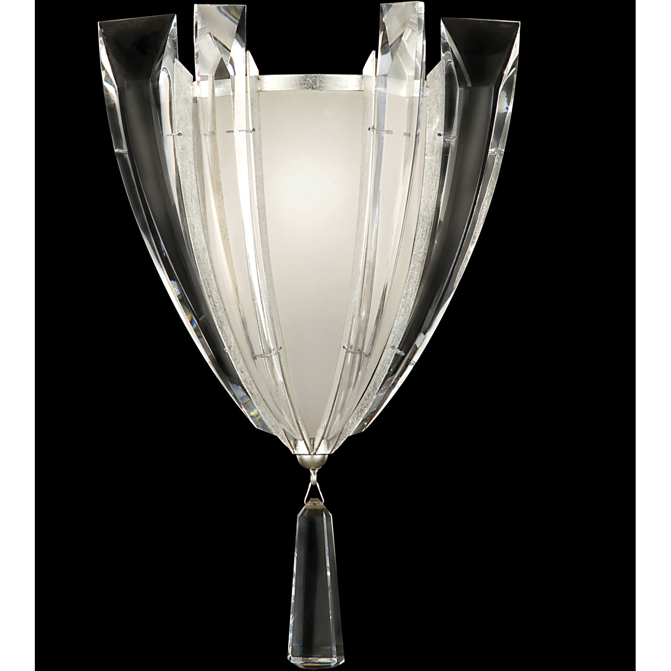 Vol de Cristal 1 Light 10 inch Silver Sconce Wall Light