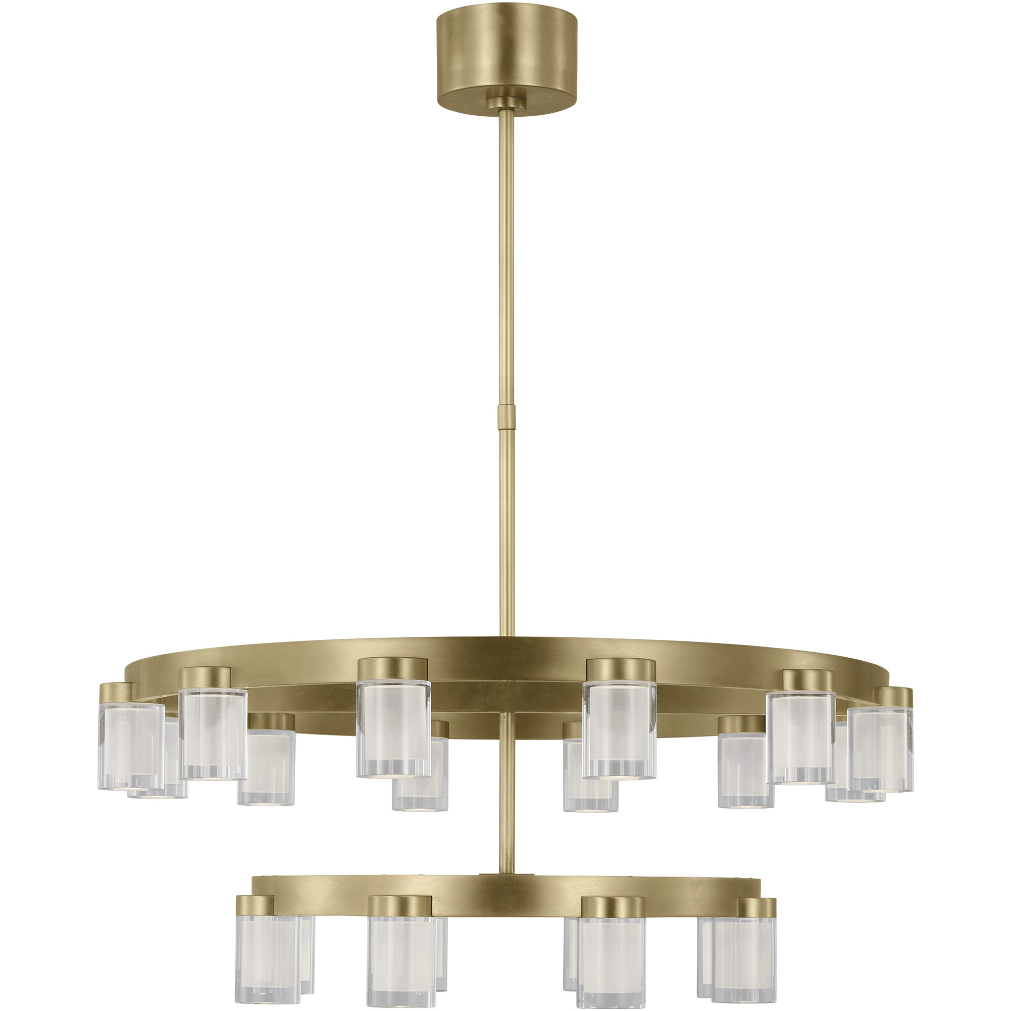 Kelly Wearstler Esfera LED 32 inch Natural Brass Chandelier Ceiling Light