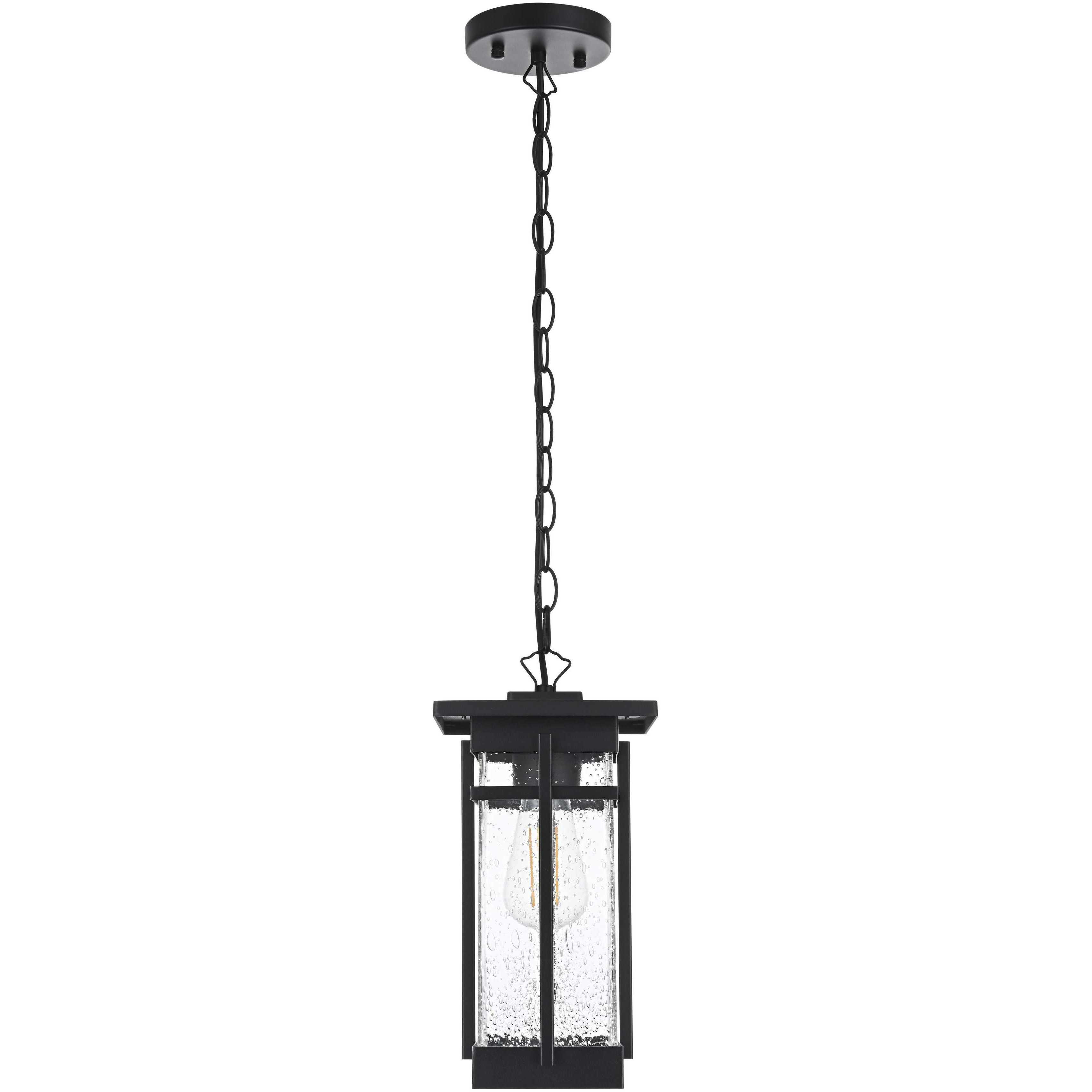 Livingston 1 Light 6.5 inch Black Outdoor Pendant