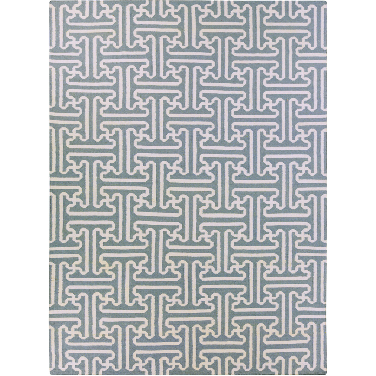 Archive 66 X 42 inch Denim, Beige Rug