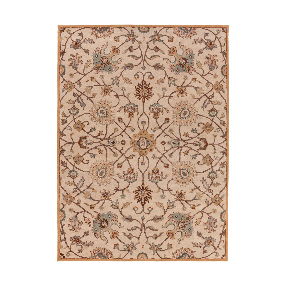 Edda 132 X 96 inch Tan Rug, Rectangle