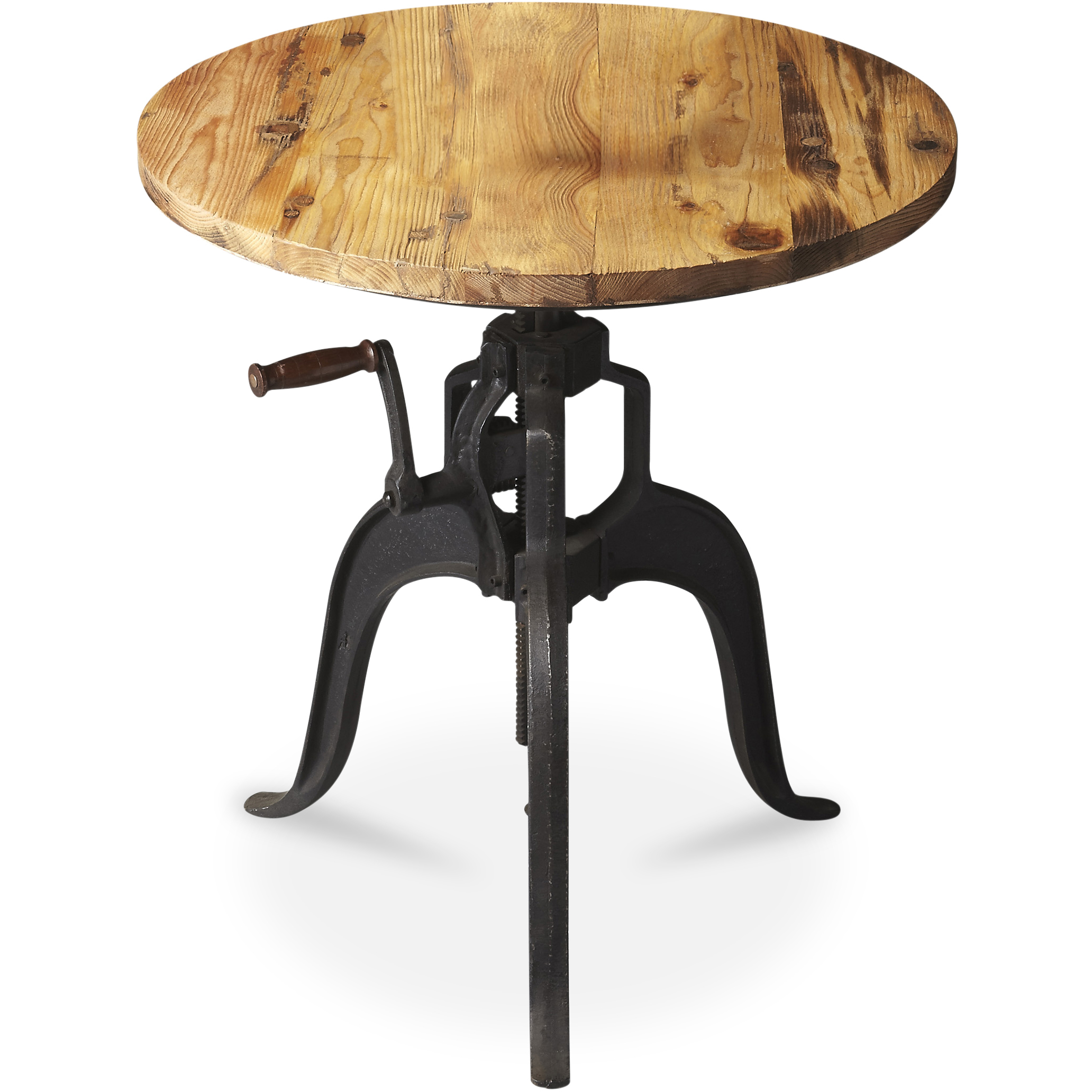 Industrial Chic Albert Metal & Wood 31 X 30 inch Metalworks Foyer Table