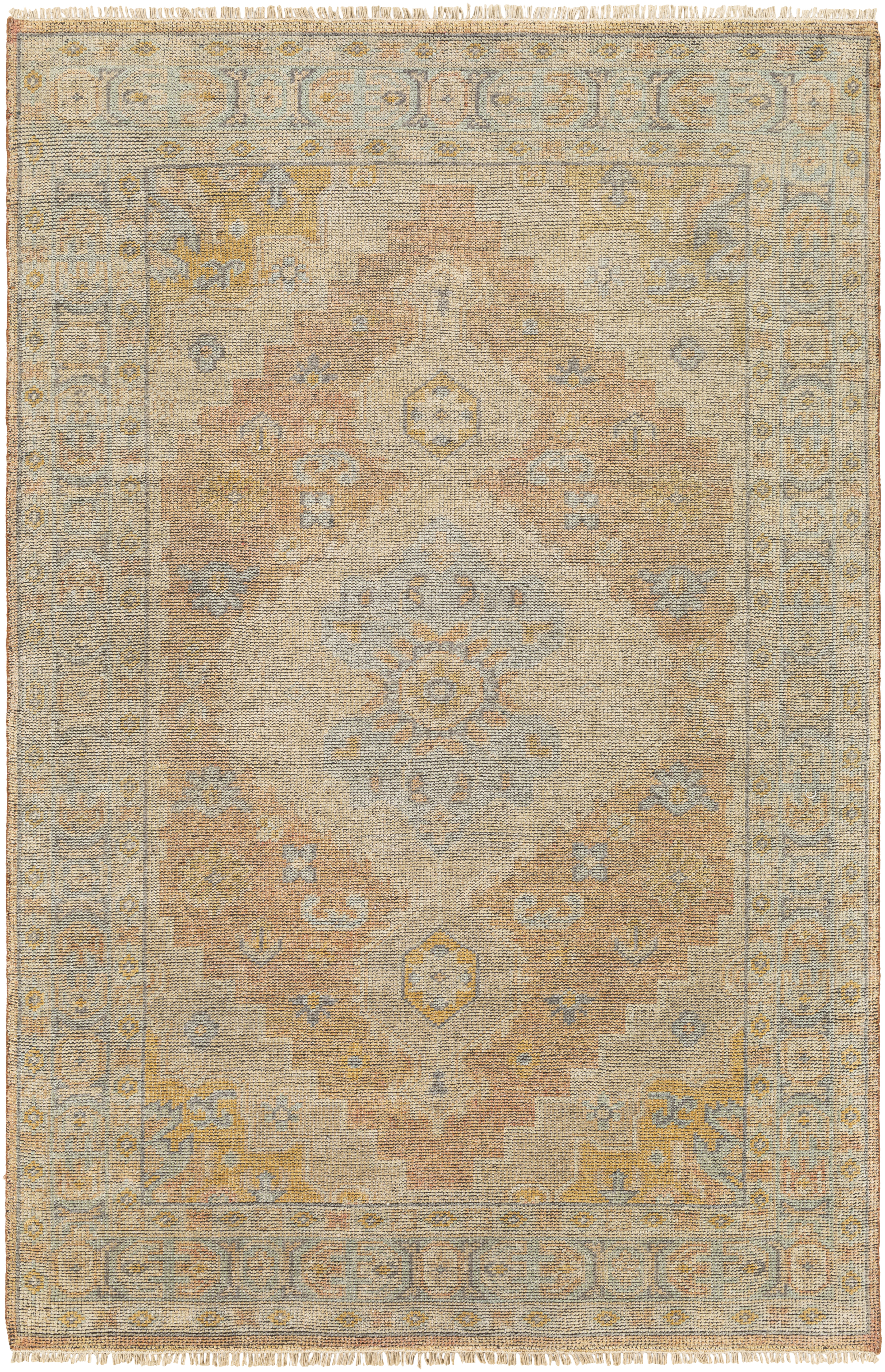 Nirvana 144 X 108 inch Dusty Coral Rug in 9 X 12, Rectangle
