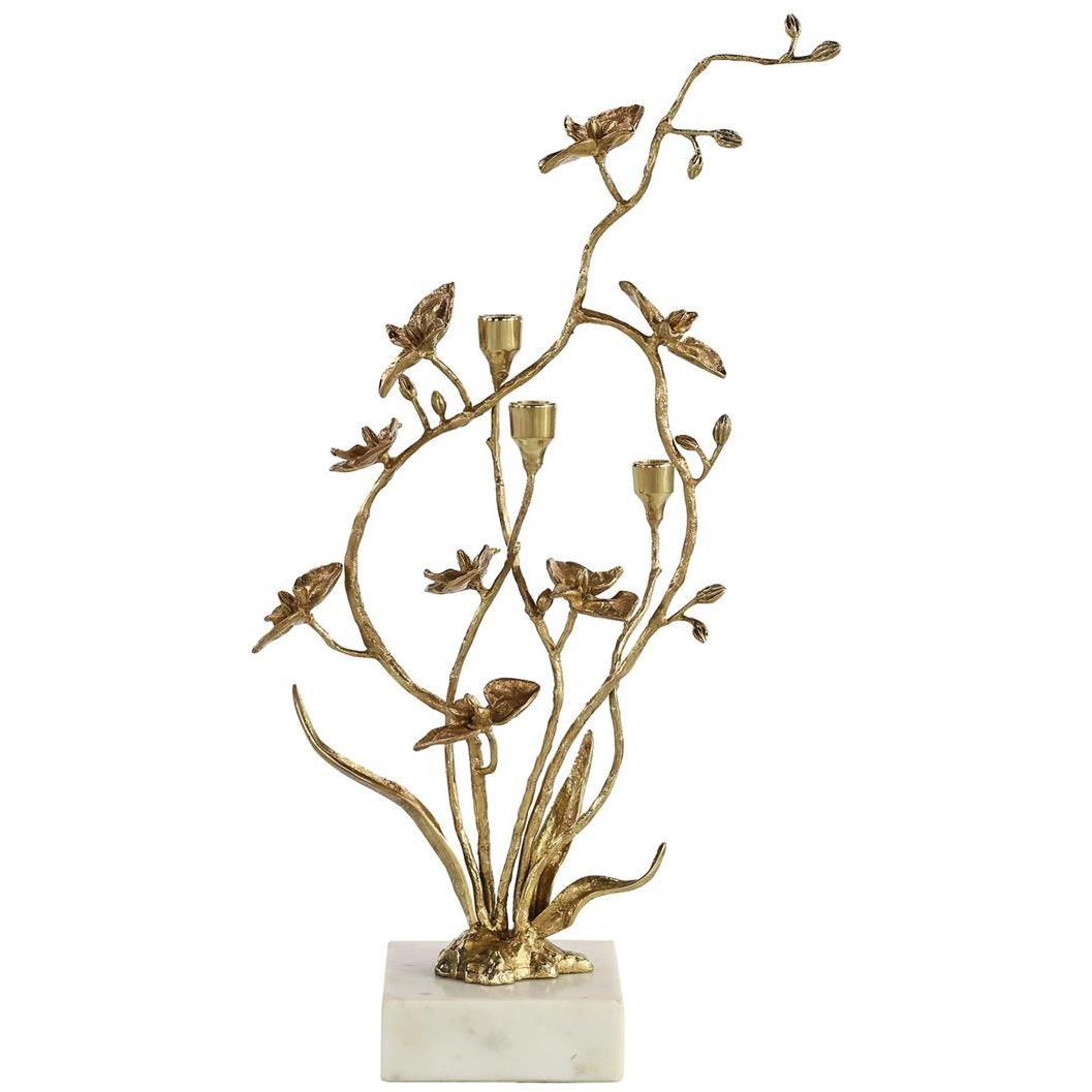 Orchids in Bloom 26 X 11 inch Candleholder, Small