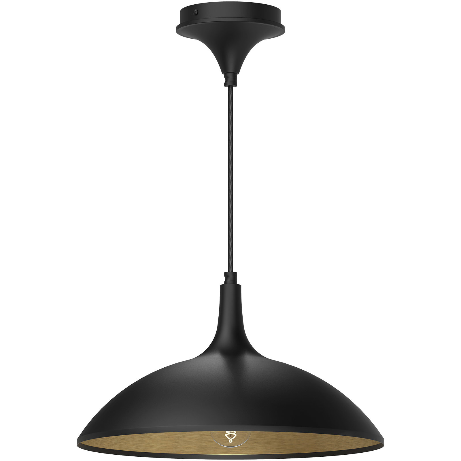 Alora Mood Abel 1 Light 14.25 inch Matte Black Pendant Ceiling Light