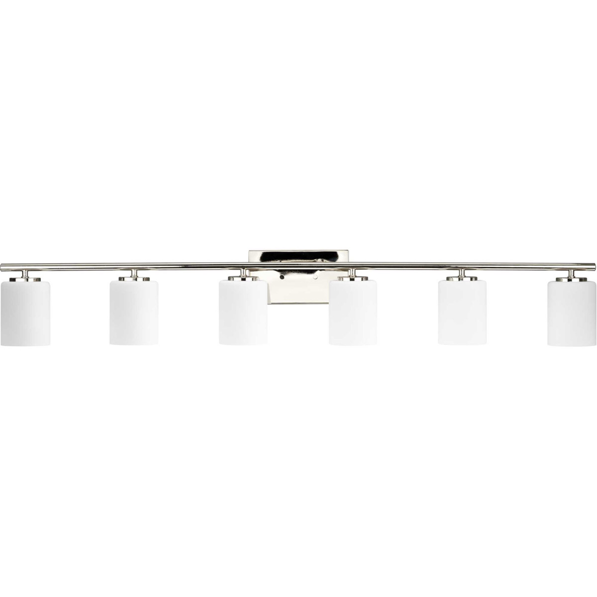 Replay 6 Light 48 inch Polished Nickel Bath Vanity Wall Light
