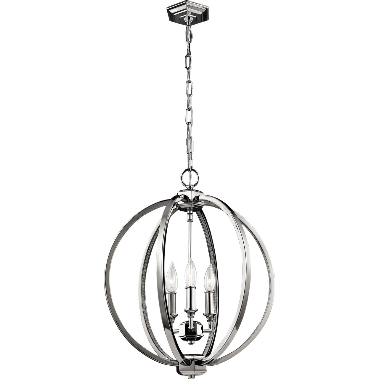 Sean Lavin Corinne 3 Light 17 inch Polished Nickel Pendant Ceiling Light