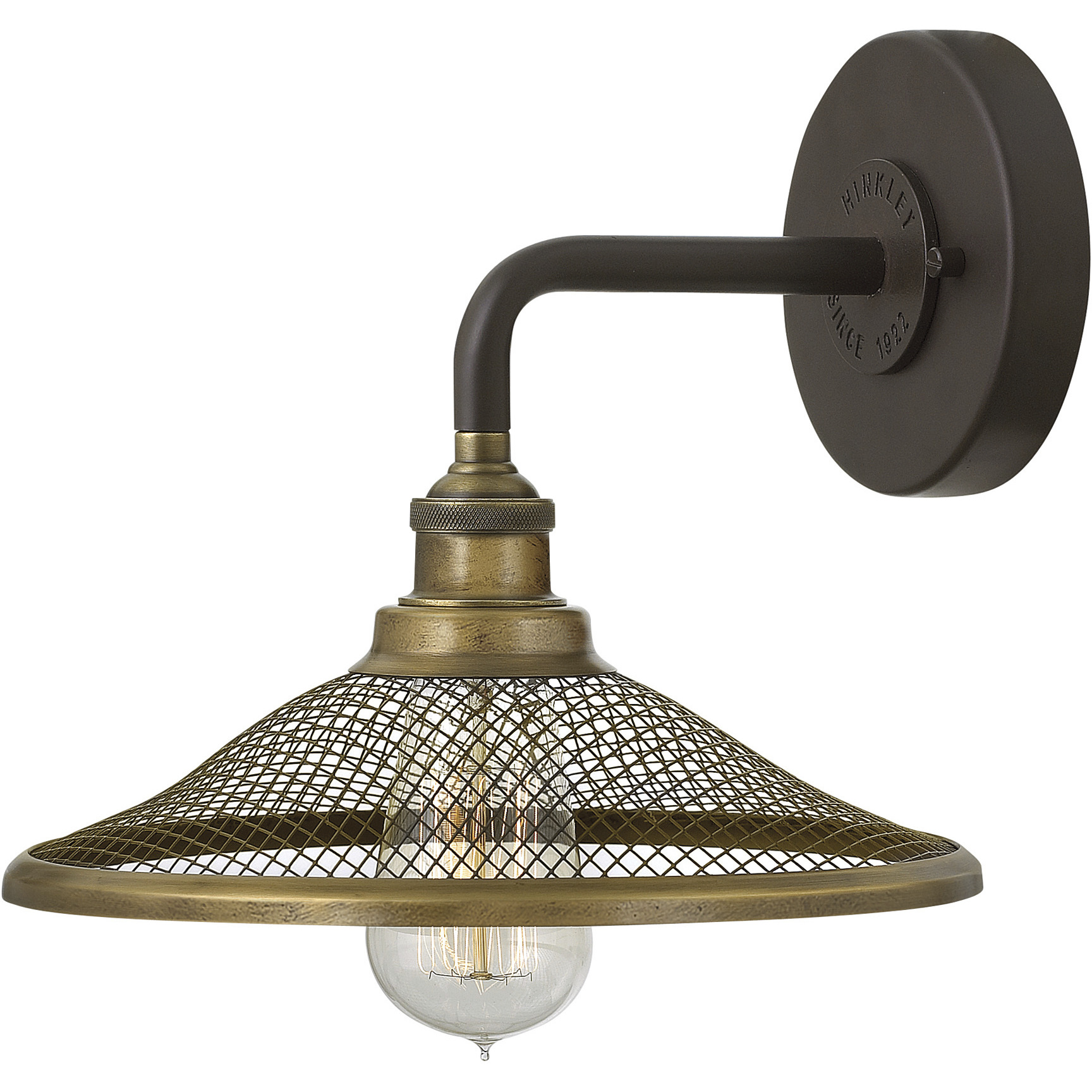 Rigby 1 Light 10 inch Buckeye Bronze with Heritage Brass Indoor Wall Sconce Wall Light