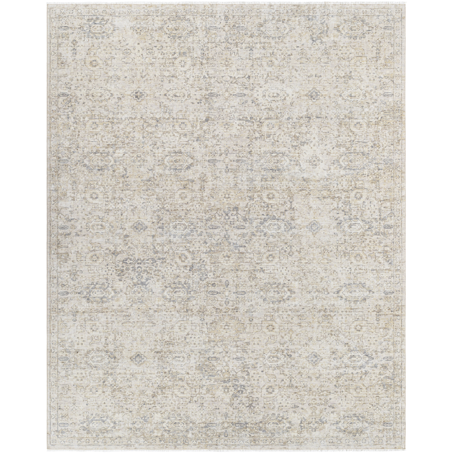 Once Upon a Time 118.11 X 94.49 inch Light Gray / Ivory / Gray / Tan / Light Brown Machine Woven Rug in 8 x 10