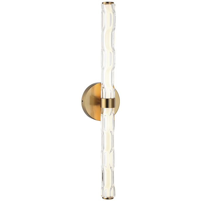 Ripley LED 5.13 inch Aged Gold Brass Wall Sconce Wall Light