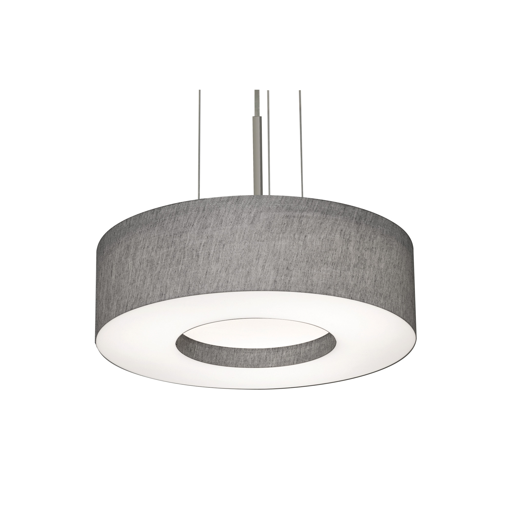 Montclair LED 19.25 inch Satin Nickel Pendant Ceiling Light