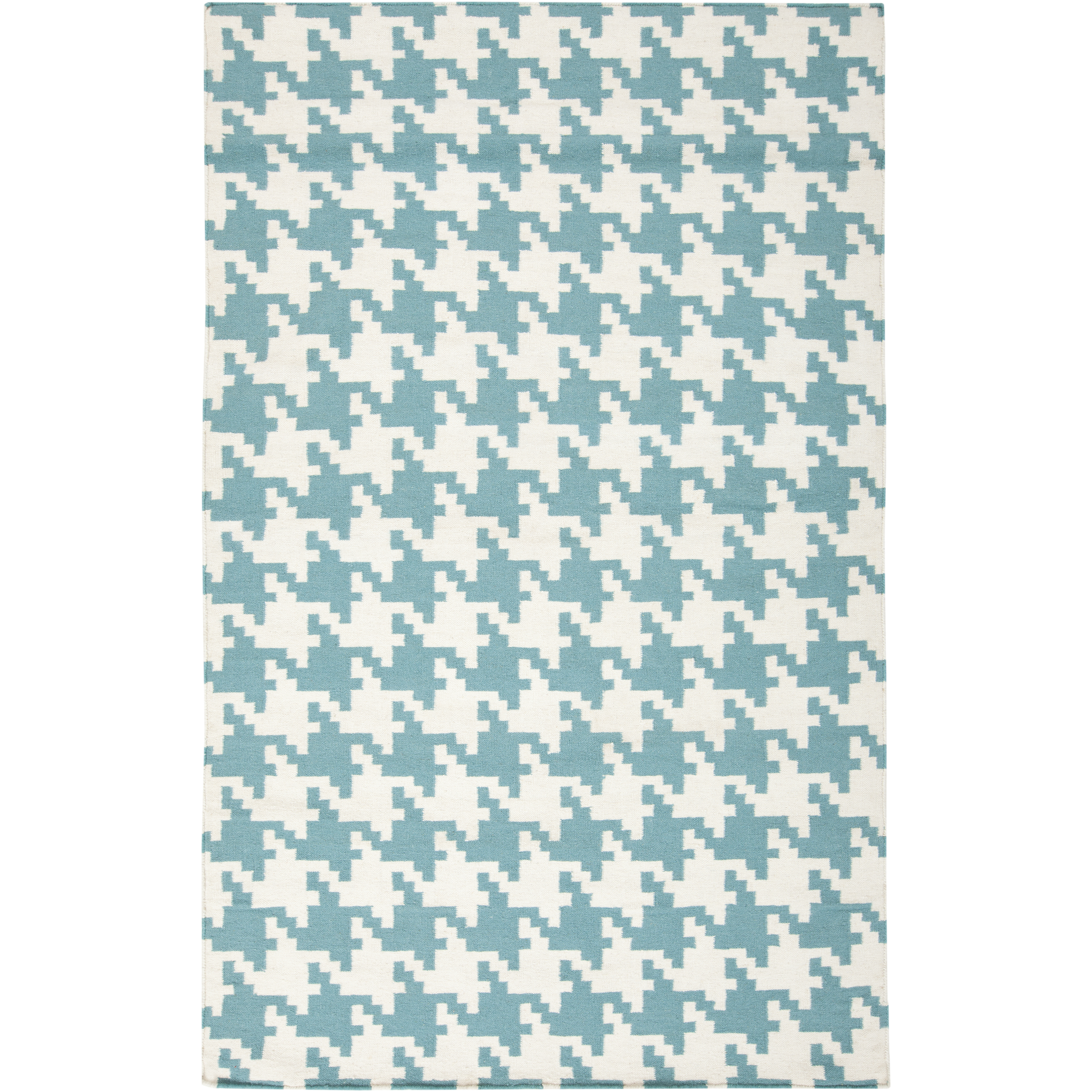 Frontier 132 X 96 inch Khaki, Aqua Rug