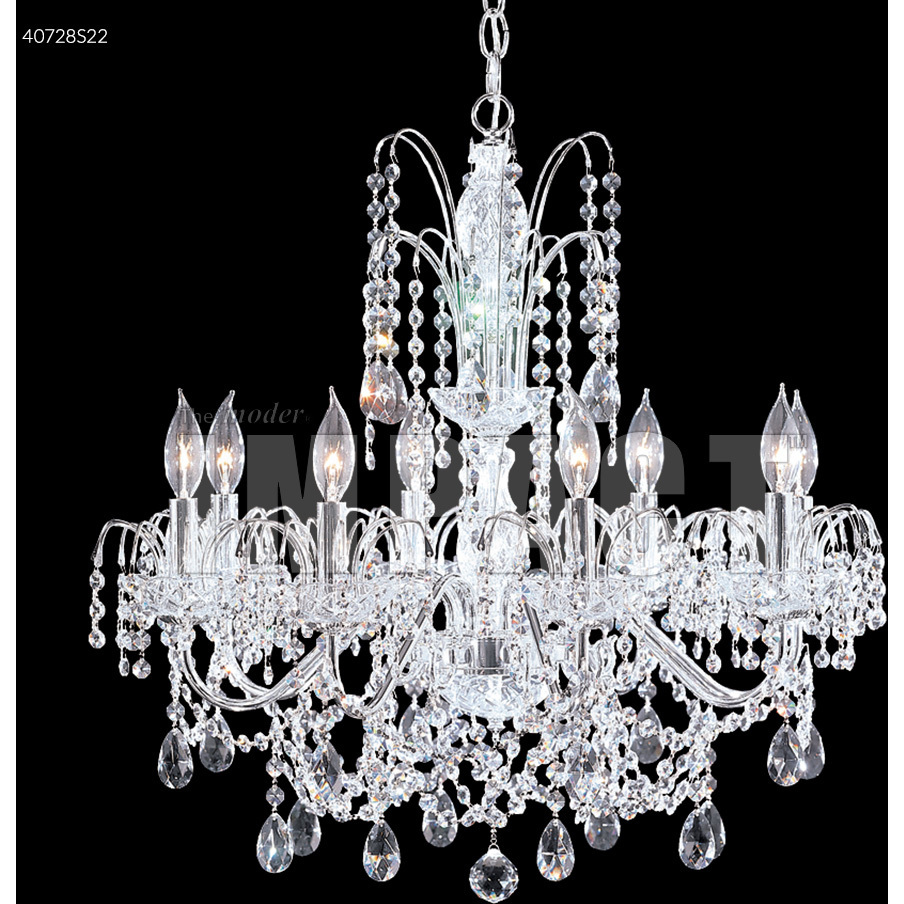Regalia 8 Light 28 inch Silver Chandelier Ceiling Light