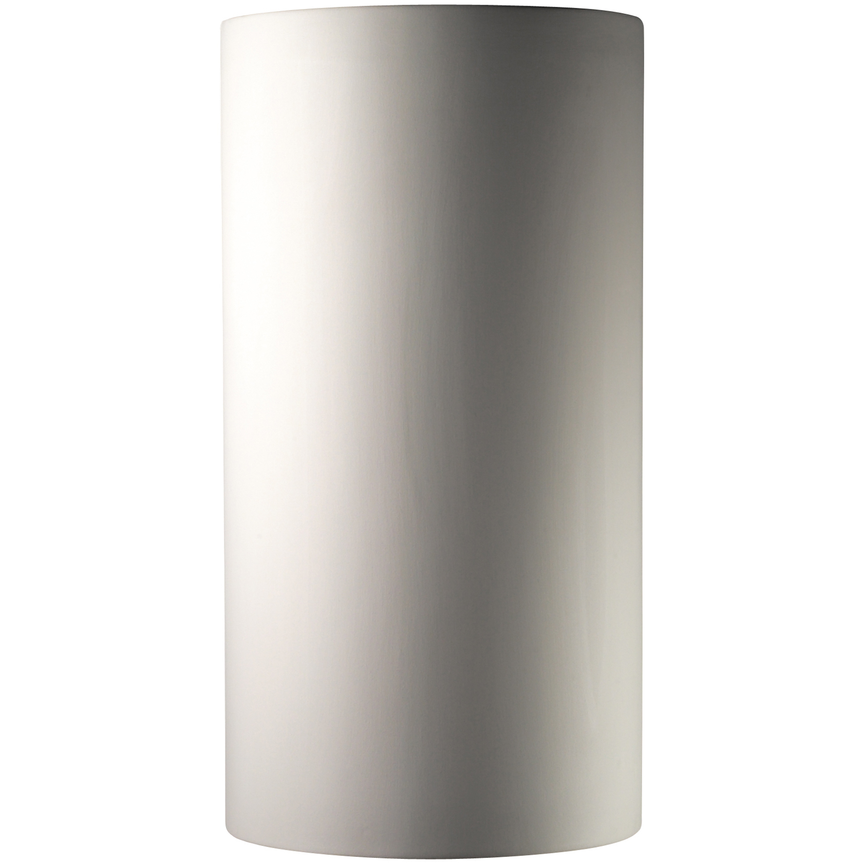 Ambiance Cylinder LED 21 inch White Crackle Outdoor Wall Sconce, Really Big