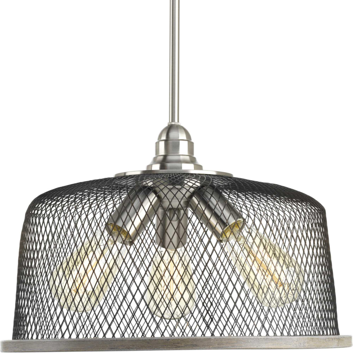 Tilley 3 Light 16 inch Brushed Nickel Pendant Ceiling Light