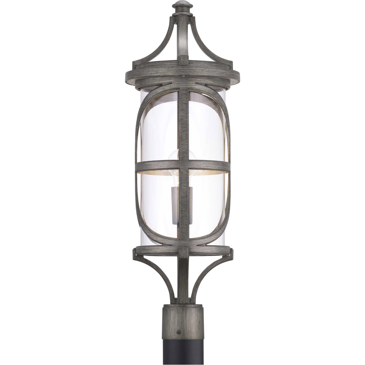 Morrison 1 Light 26.5 inch Antique Pewter Outdoor Post Lantern, Design Series