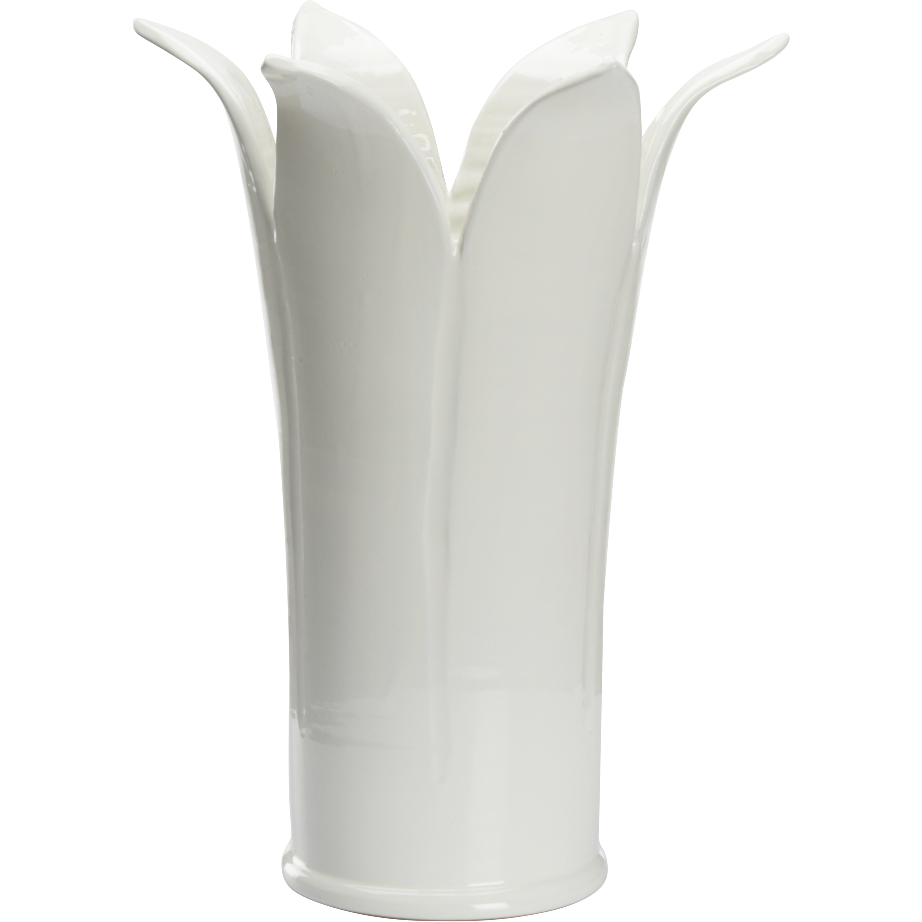 Lily Flowered White/Cream Umbrella Stand
