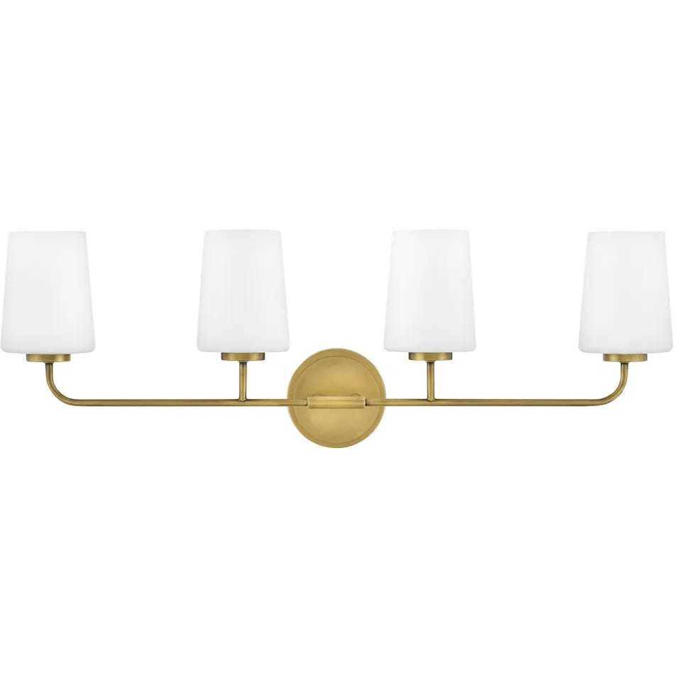 Kline LED 33 inch Heritage Brass Bath Light Wall Light