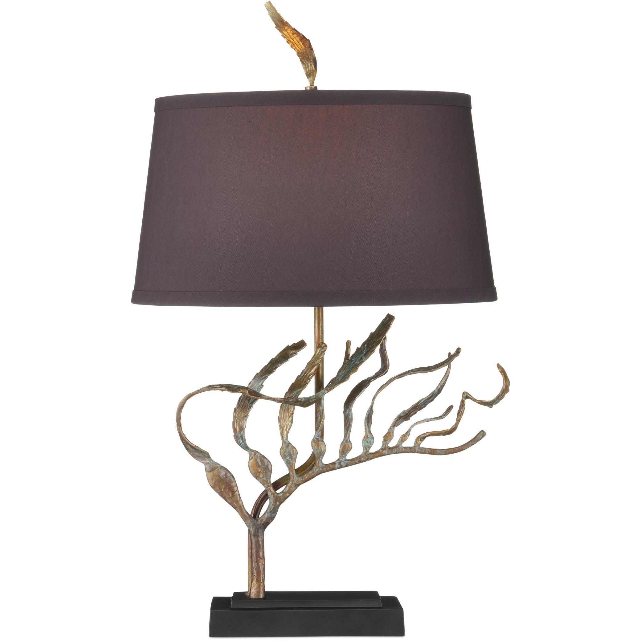 Latissima 24 inch 100 watt Verdigris and Black Table Lamp Portable Light