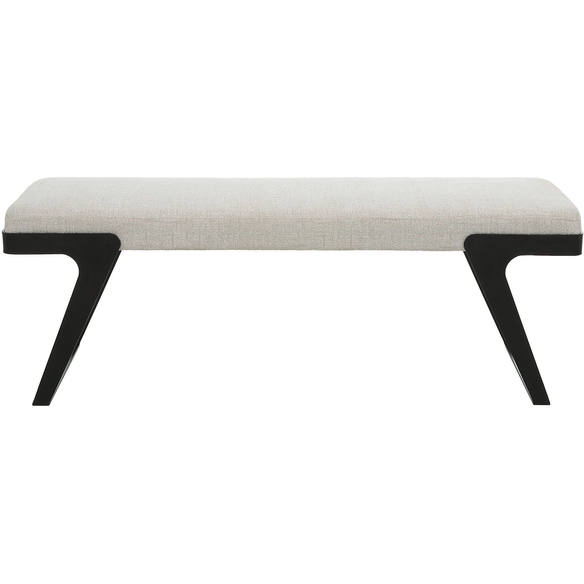 Hover Aged Black and White Bench
