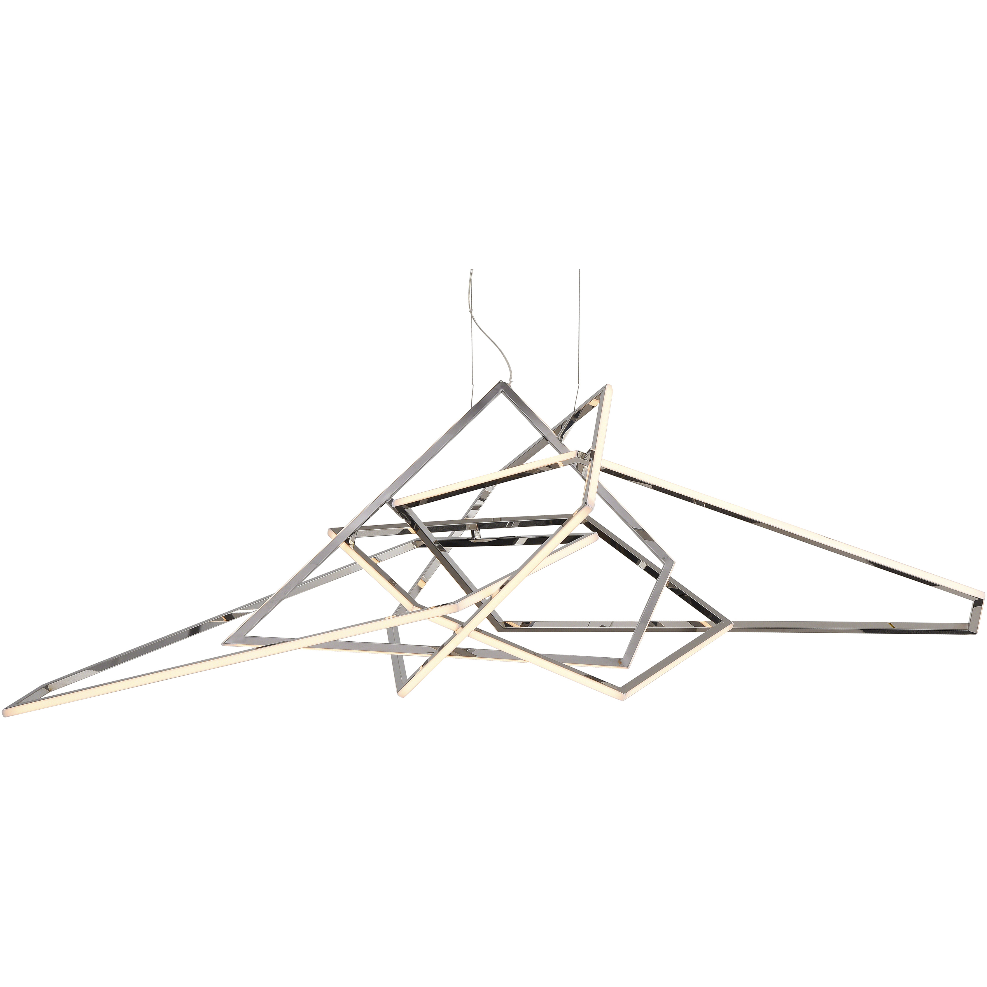 Canada LED 37.7 inch Chrome Chandelier Ceiling Light