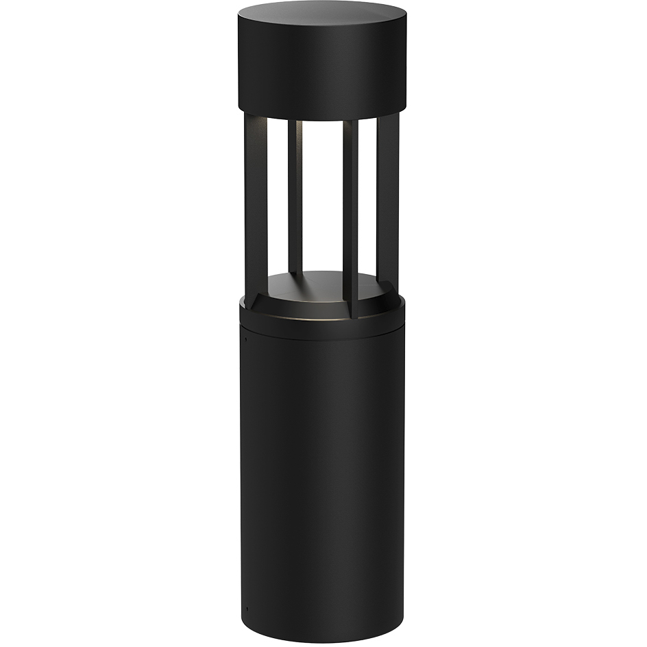 Novato 120-277V 24 watt Black Exterior Bollard