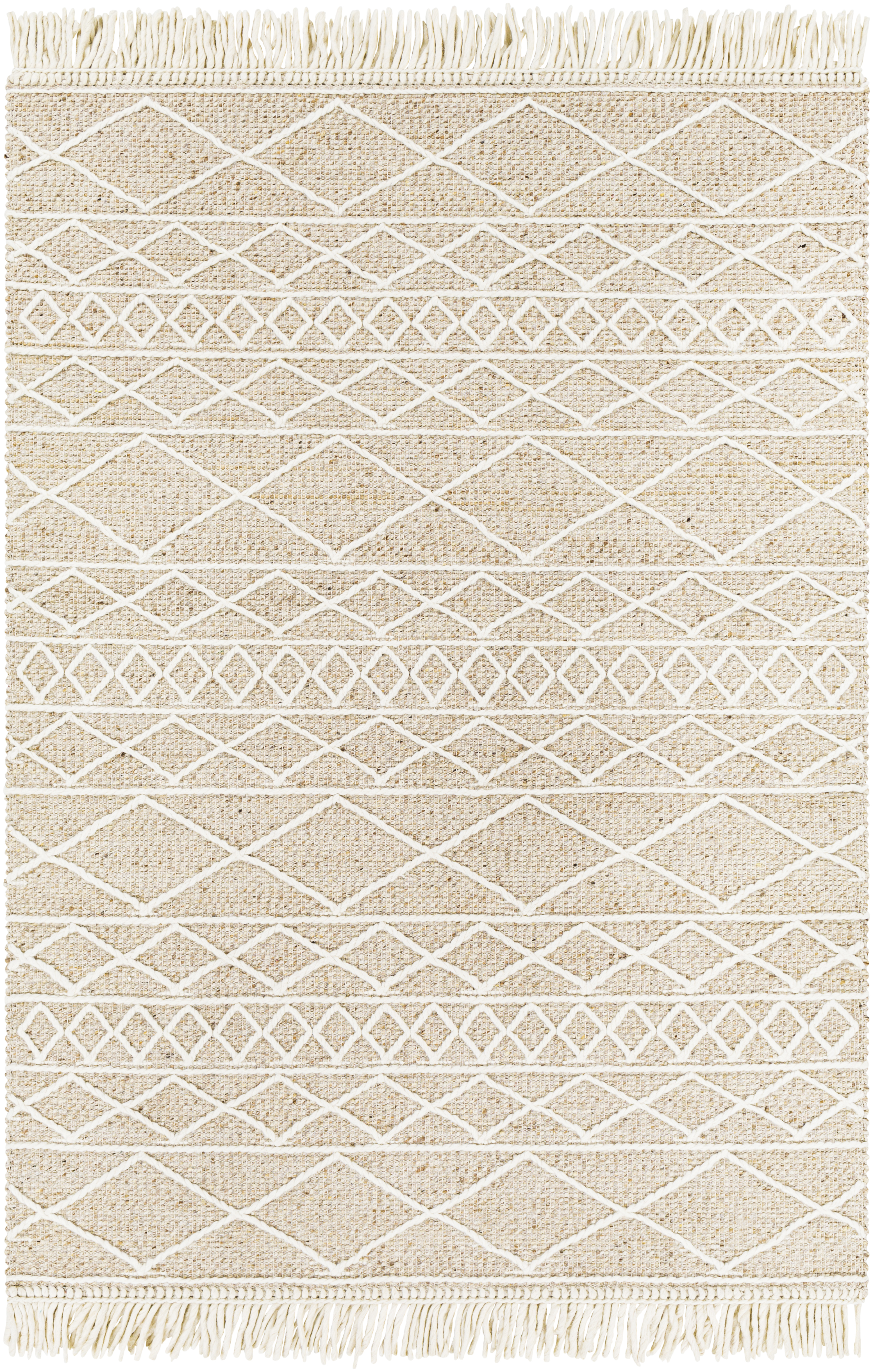 Uttar 36 X 24 inch Light Grey Rug in 2 x 3, Rectangle