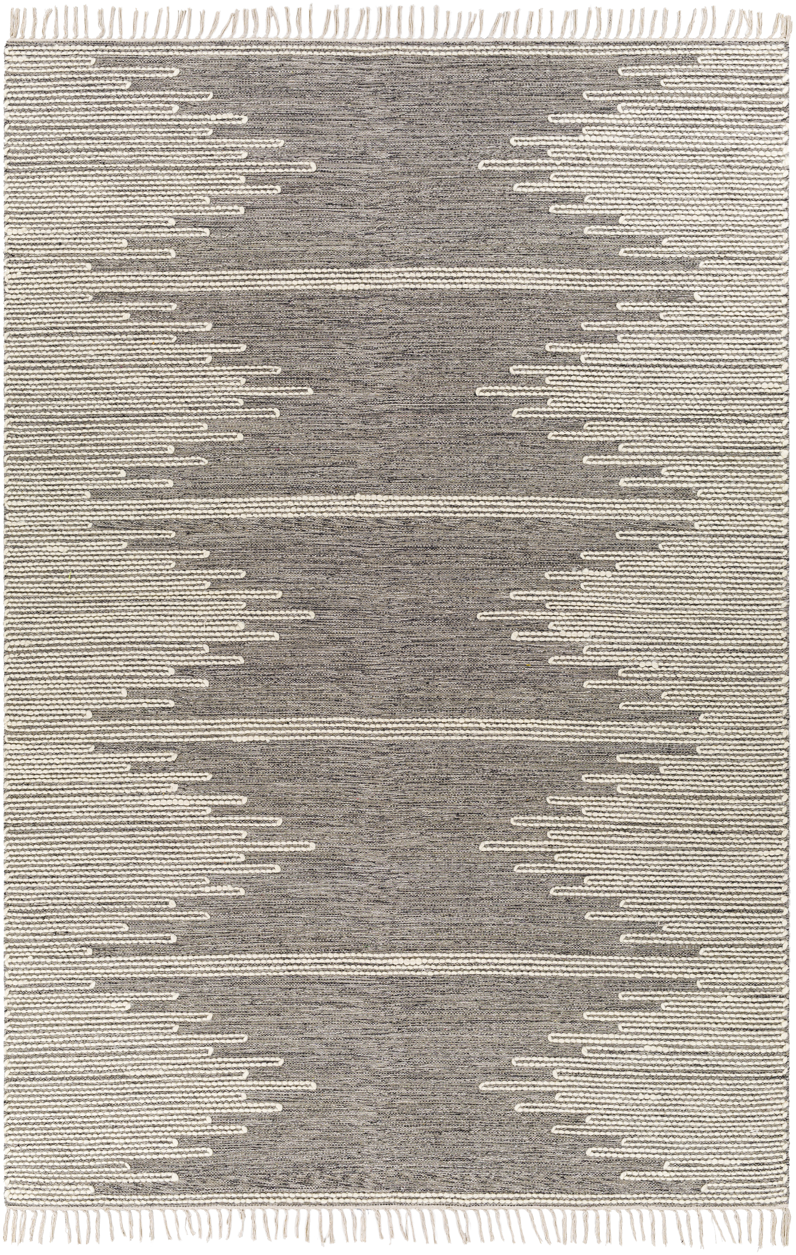 Bedouin 36 X 24 inch Medium Gray Rug in 2 x 3, Rectangle