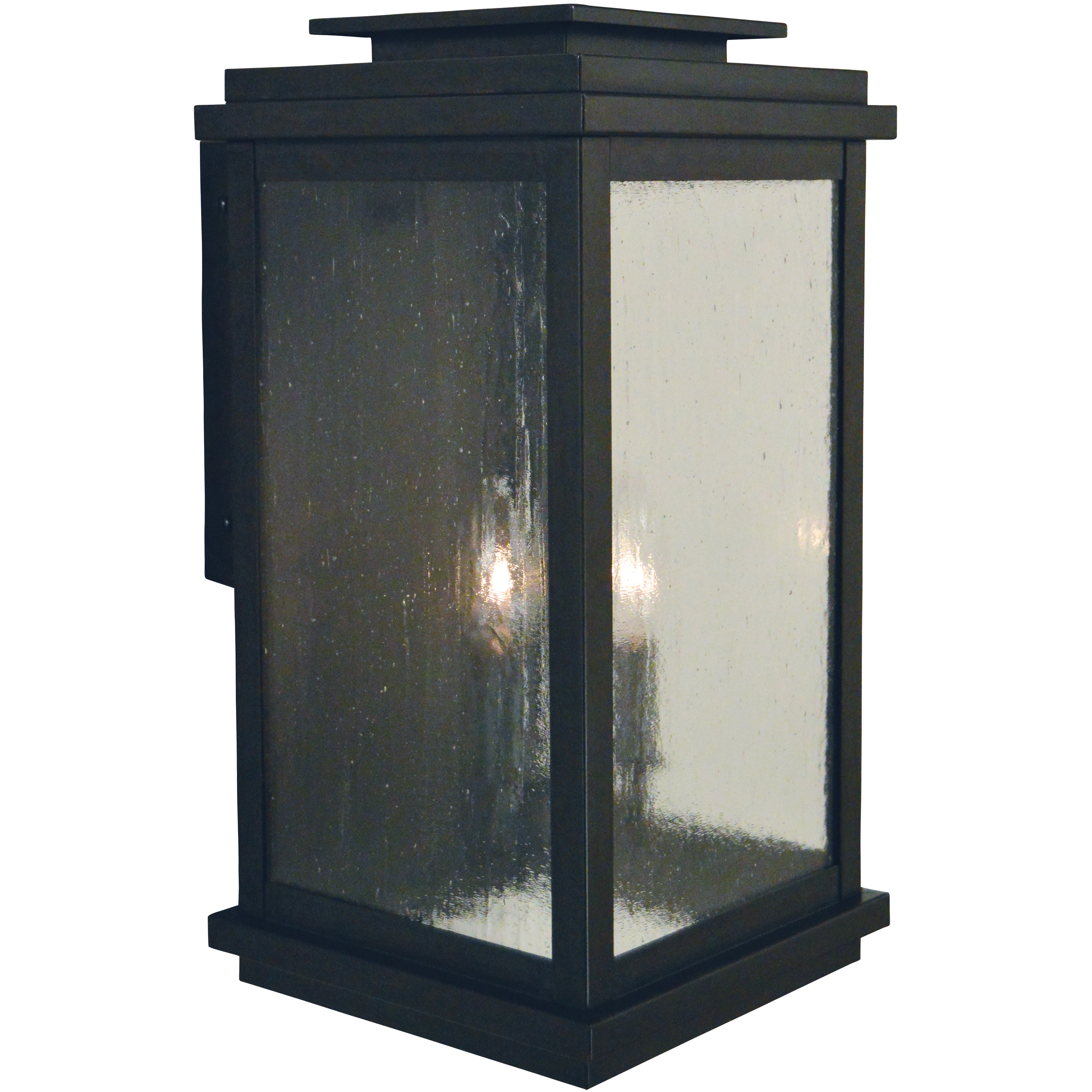 Bournemouth 2 Light 15.5 inch Verdigris Patina Outdoor Wall Mount in Rain Mist