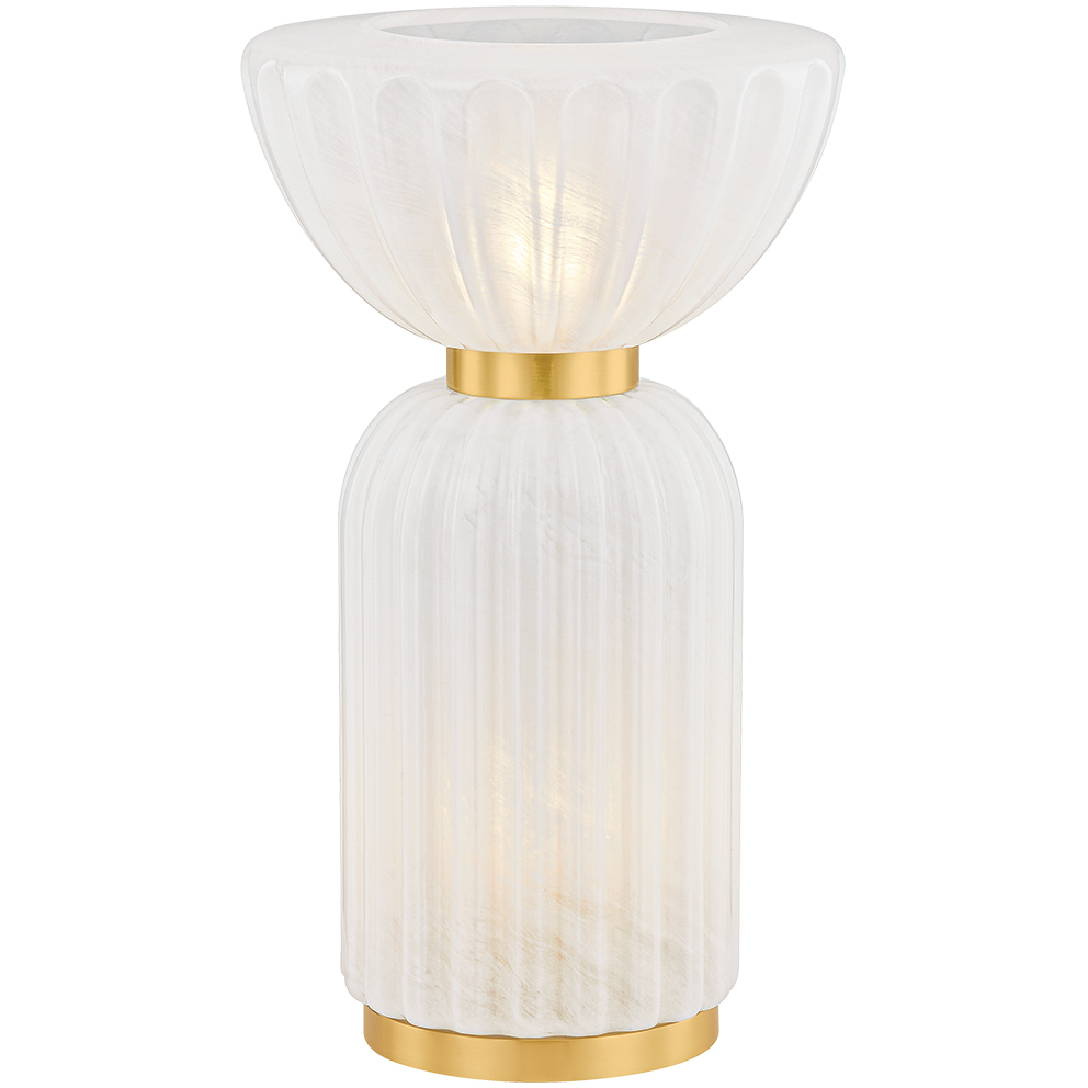 Cordelia 16.75 inch 15.00 watt Aged Brass Table Lamp Portable Light