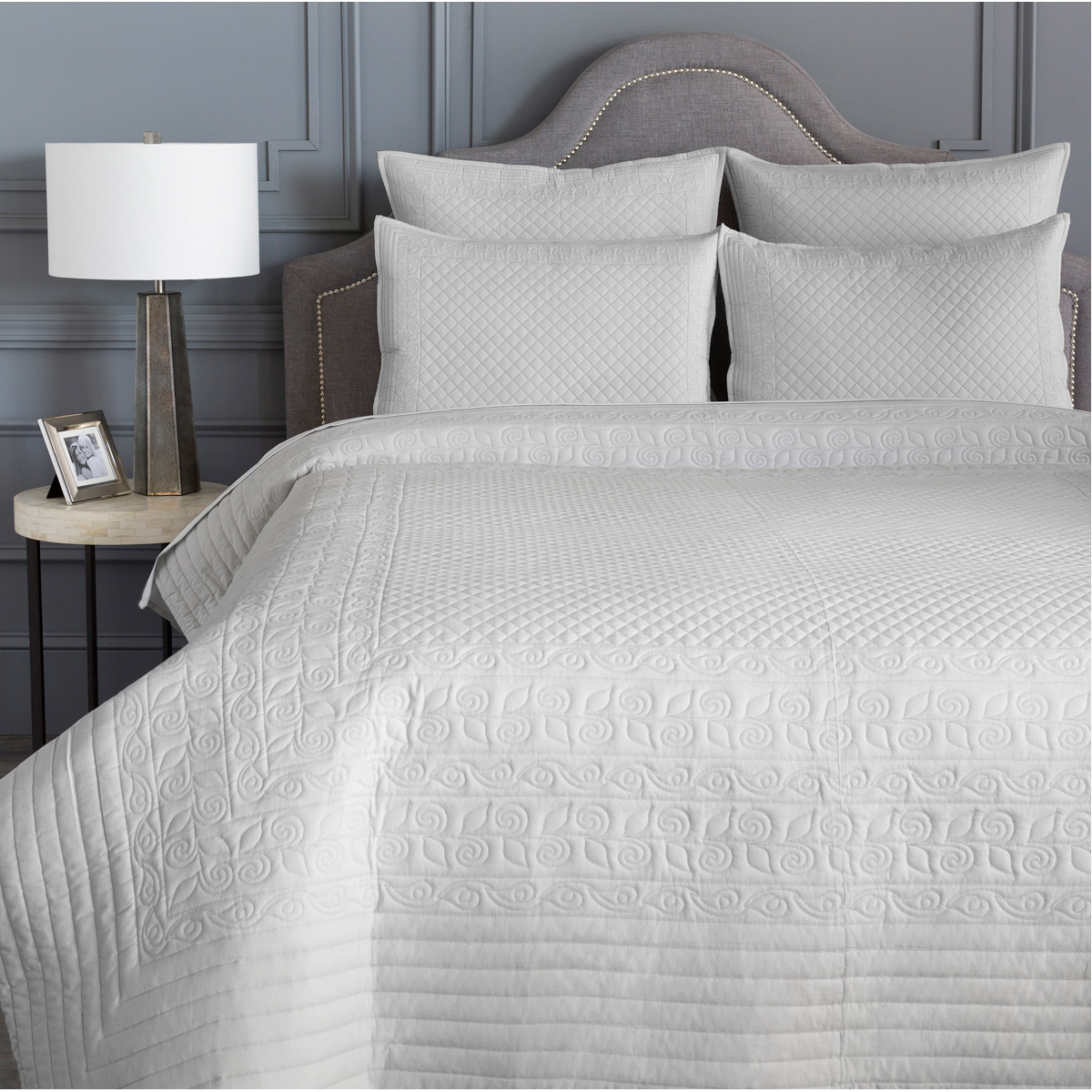 Kiley Silver Gray Full/Queen Quilt