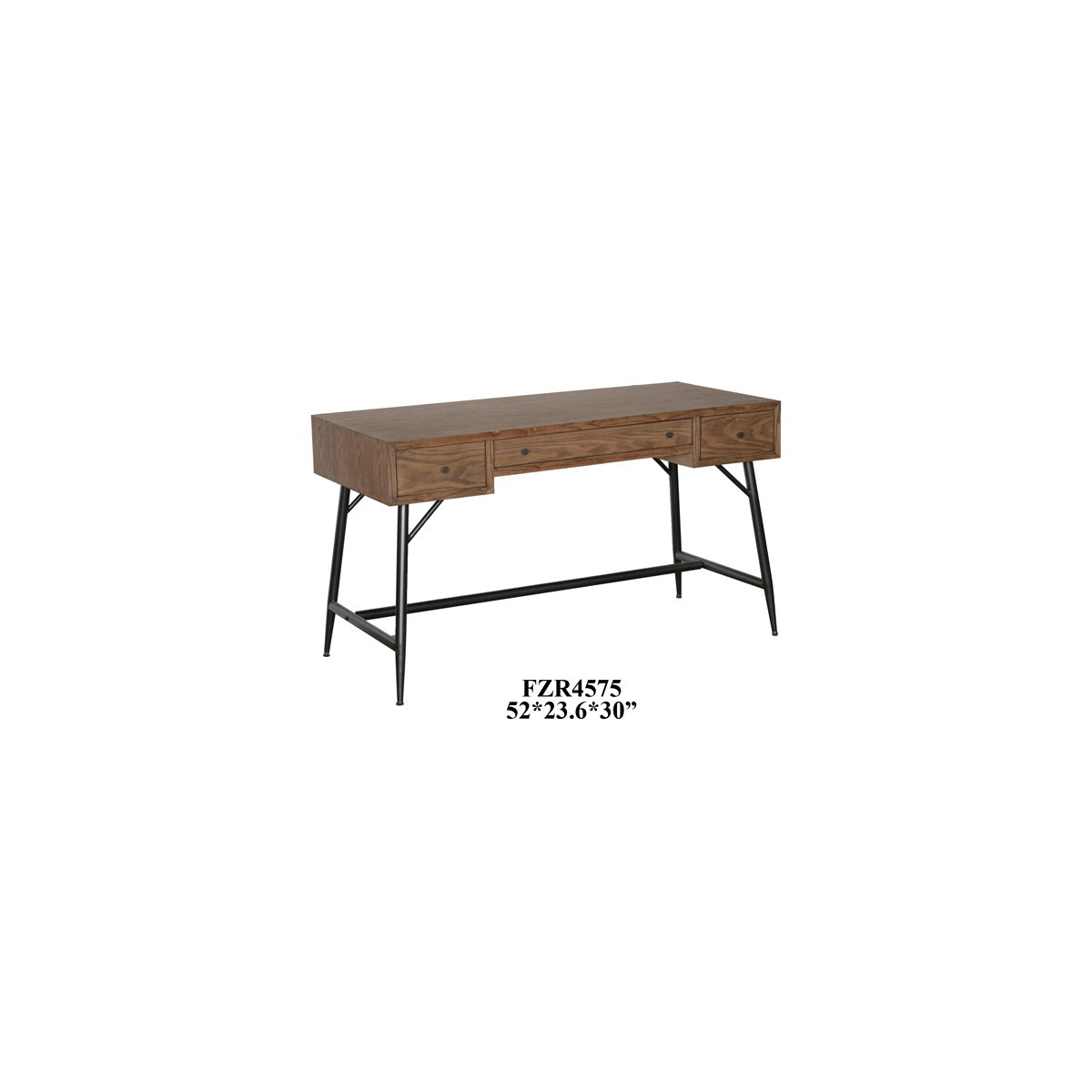 Nolan 52 X 24 inch Burnished Oak Desk