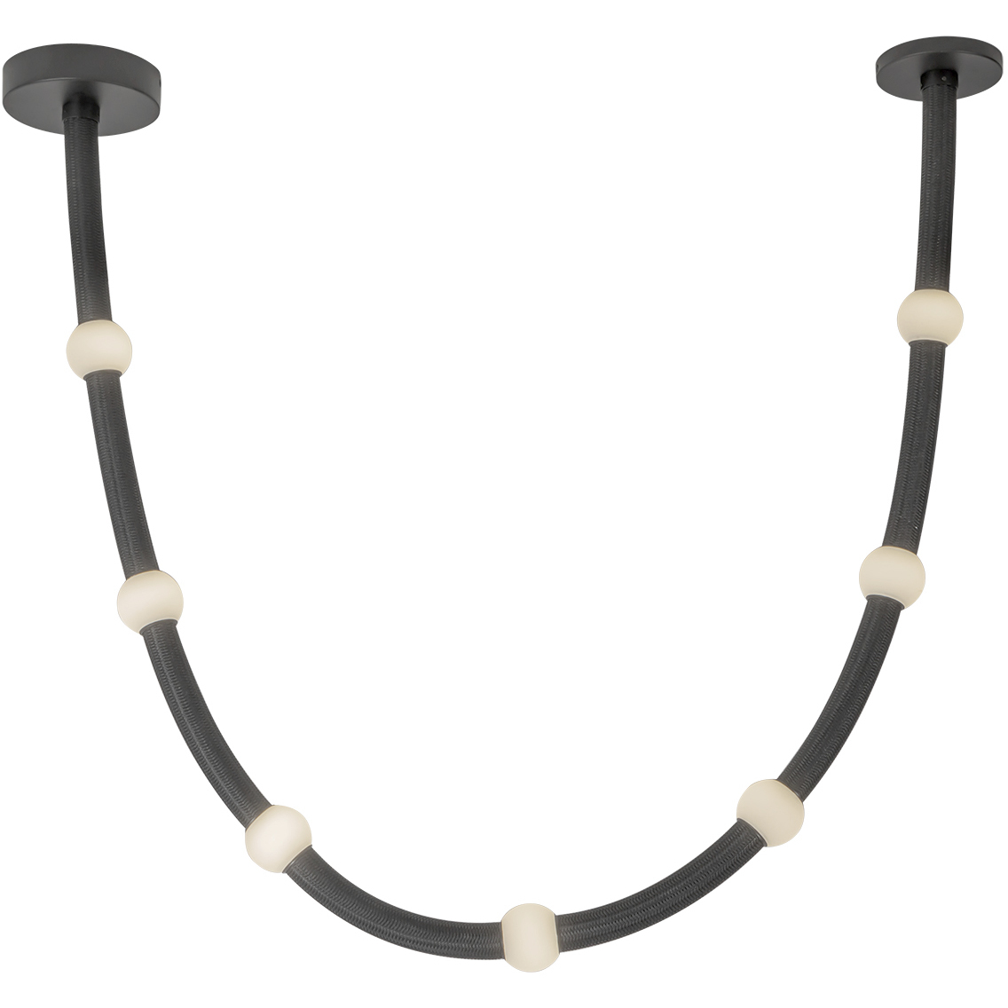 Corda LED 2.38 inch Black Pendant Ceiling Light in Universal Voltage