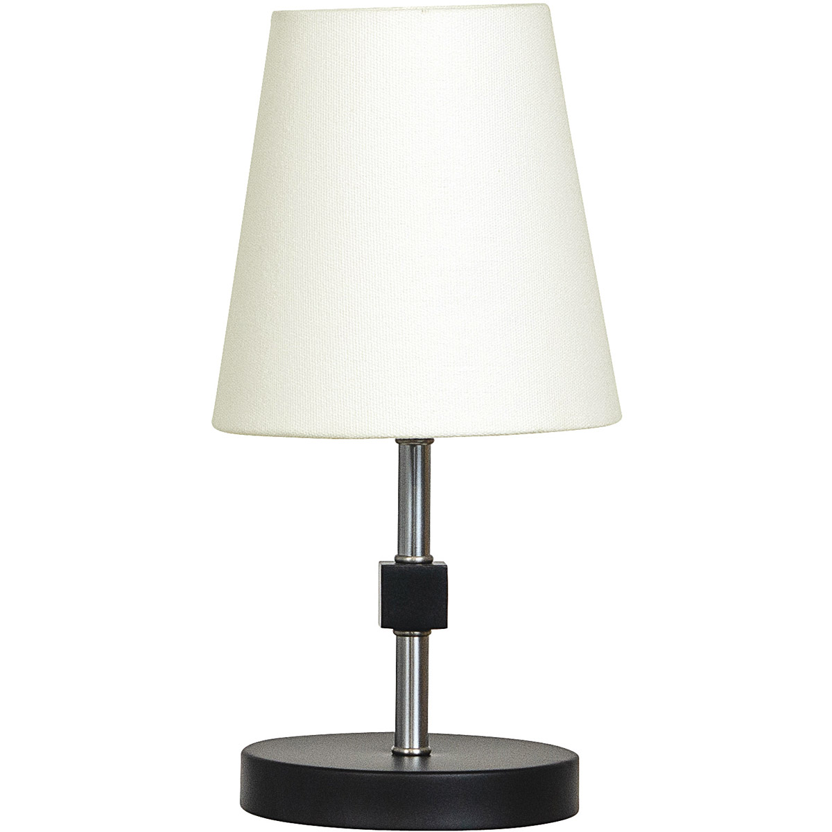 Bryson 12 inch 40.00 watt Black and Satin Nickel Mini Accent Lamp Portable Light