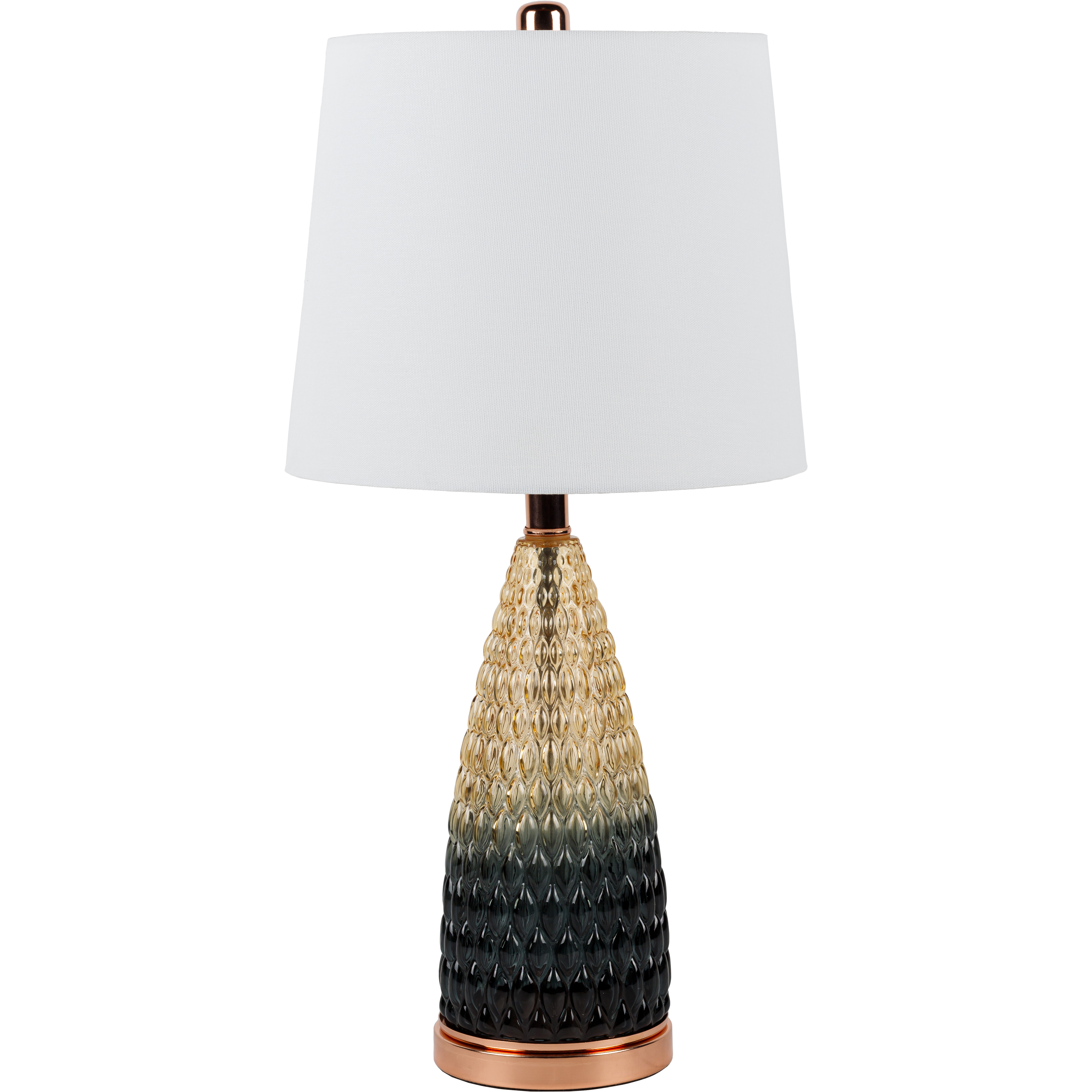 Wolfsburg 24 inch 60 watt Copper Table Lamp Portable Light
