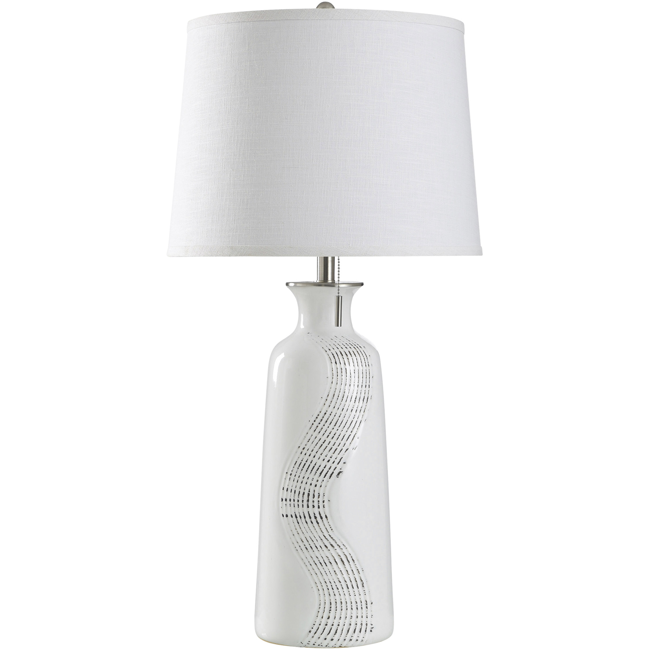 Joanna 34 inch 150.00 watt White Table Lamp Portable Light