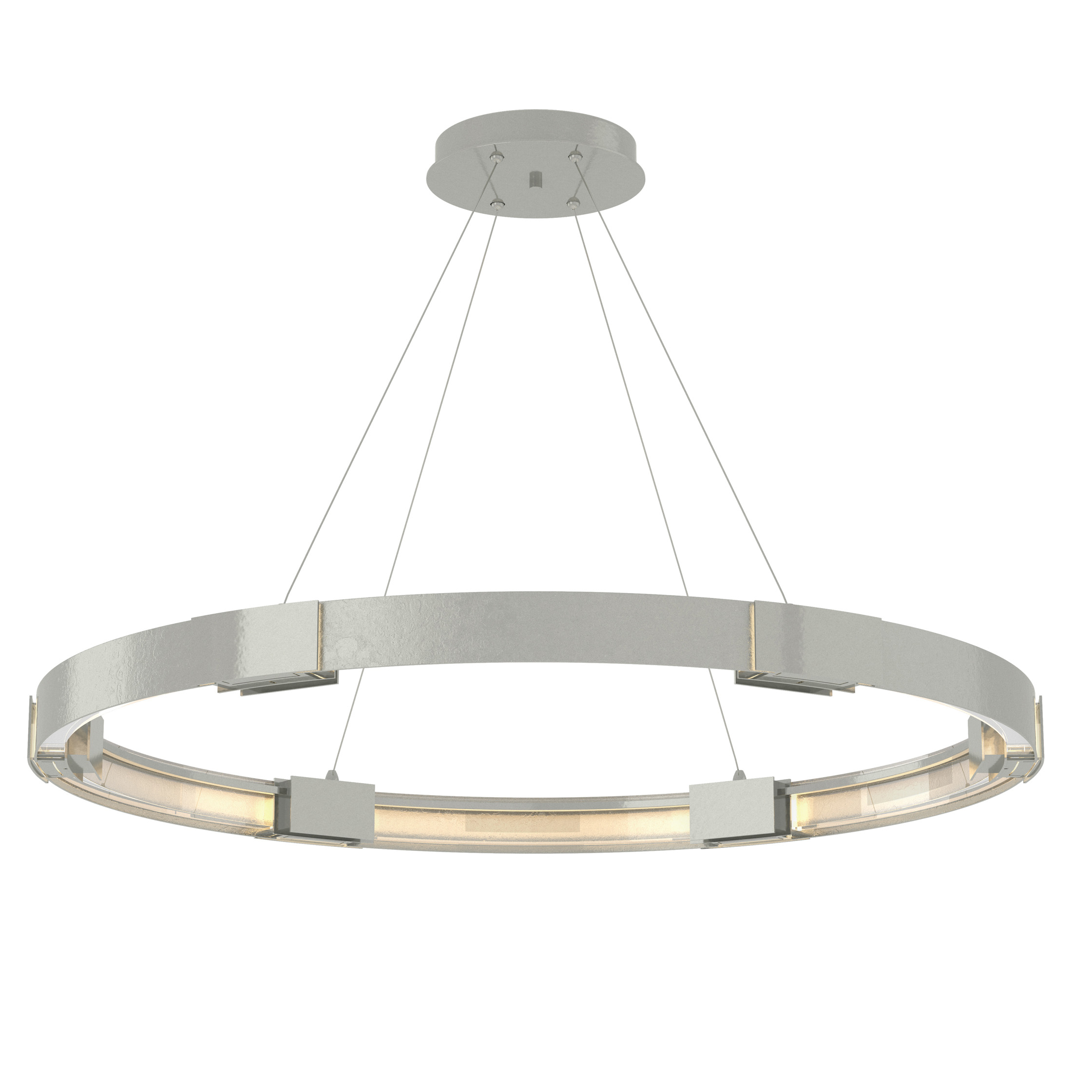 Aura LED 48 inch Sterling Pendant Ceiling Light, Large