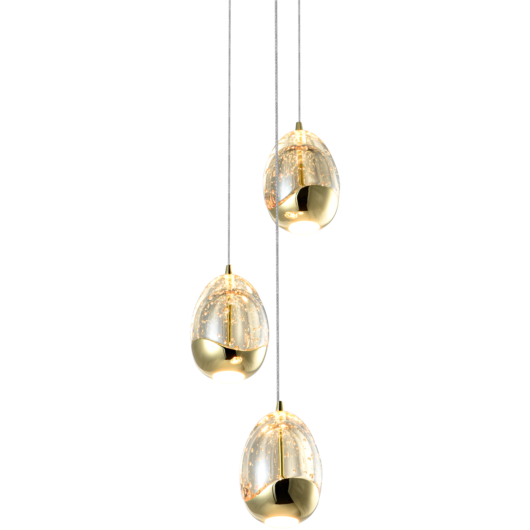 Artisan Collection/VENEZIA Series 7.5 inch Gold Pendant Ceiling Light