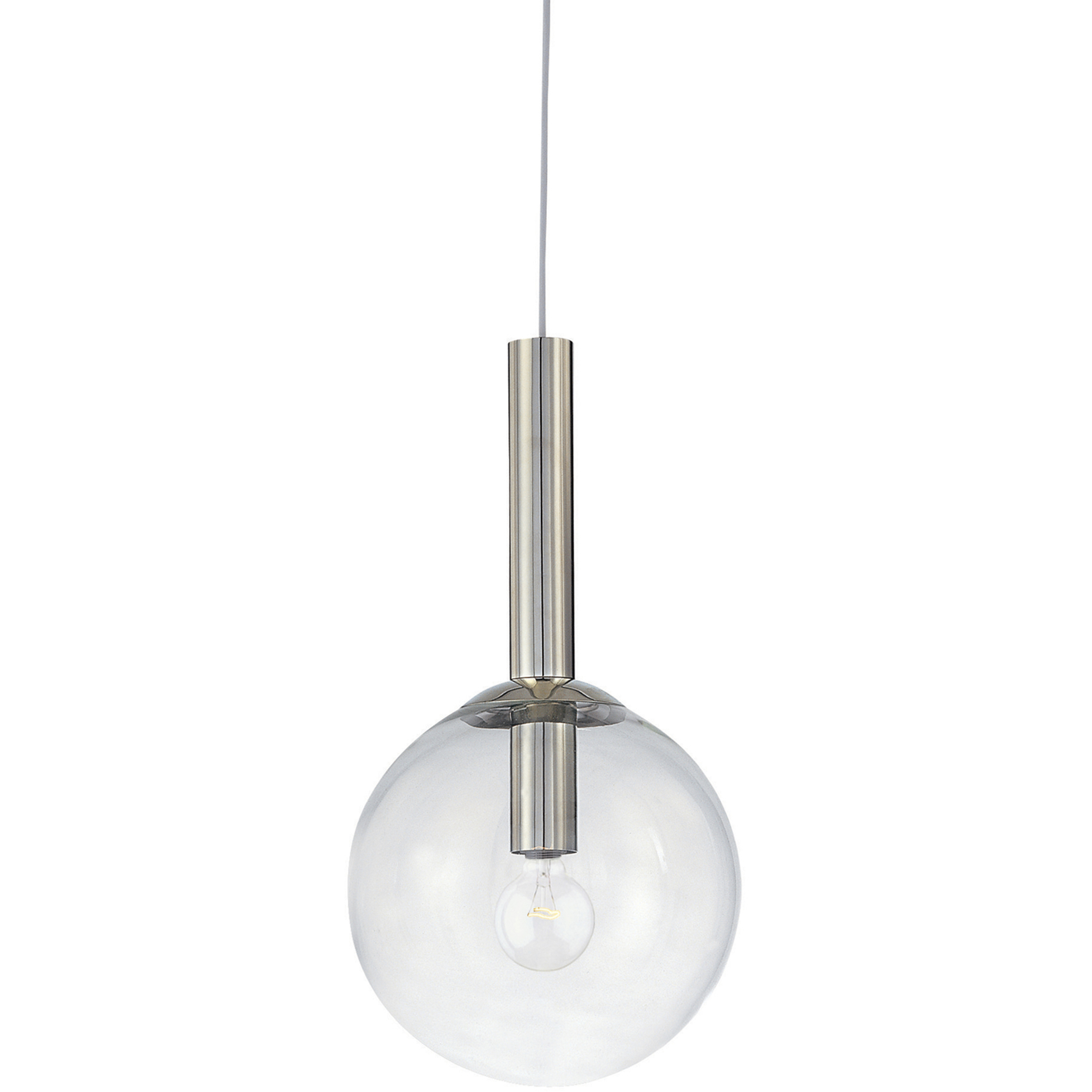 Bubbles 1 Light 10 inch Polished Nickel Pendant Ceiling Light