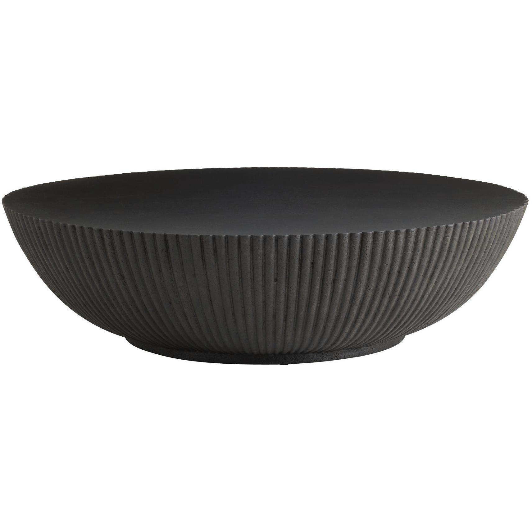 Etta 48 inch Black and Bronze Outdoor Coffee Table