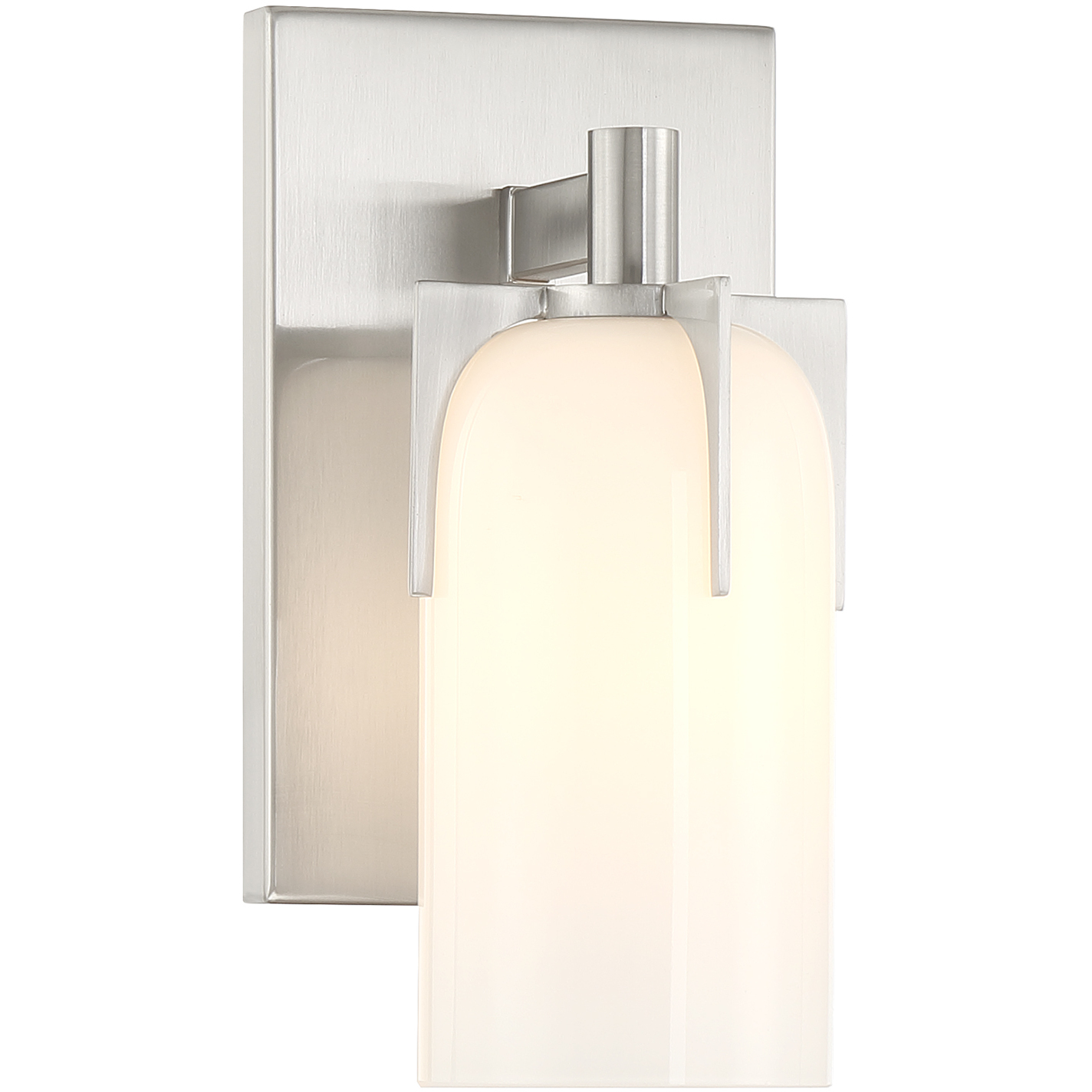 Caldwell 1 Light 4.75 inch Satin Nickel Bathroom Vanity Light Wall Light