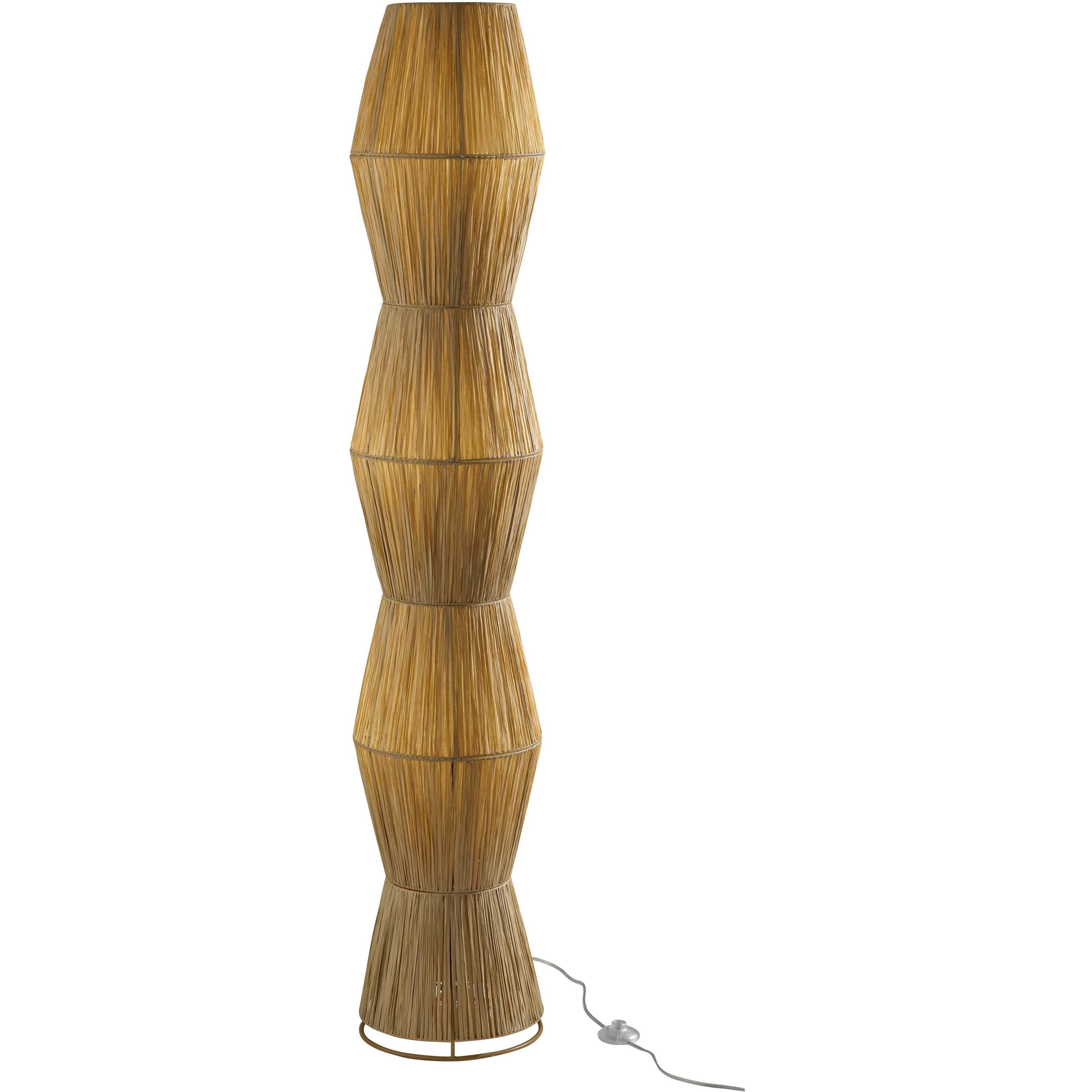 Renata 65.5 inch 40.00 watt Paper Raffia Floor Lantern Portable Light