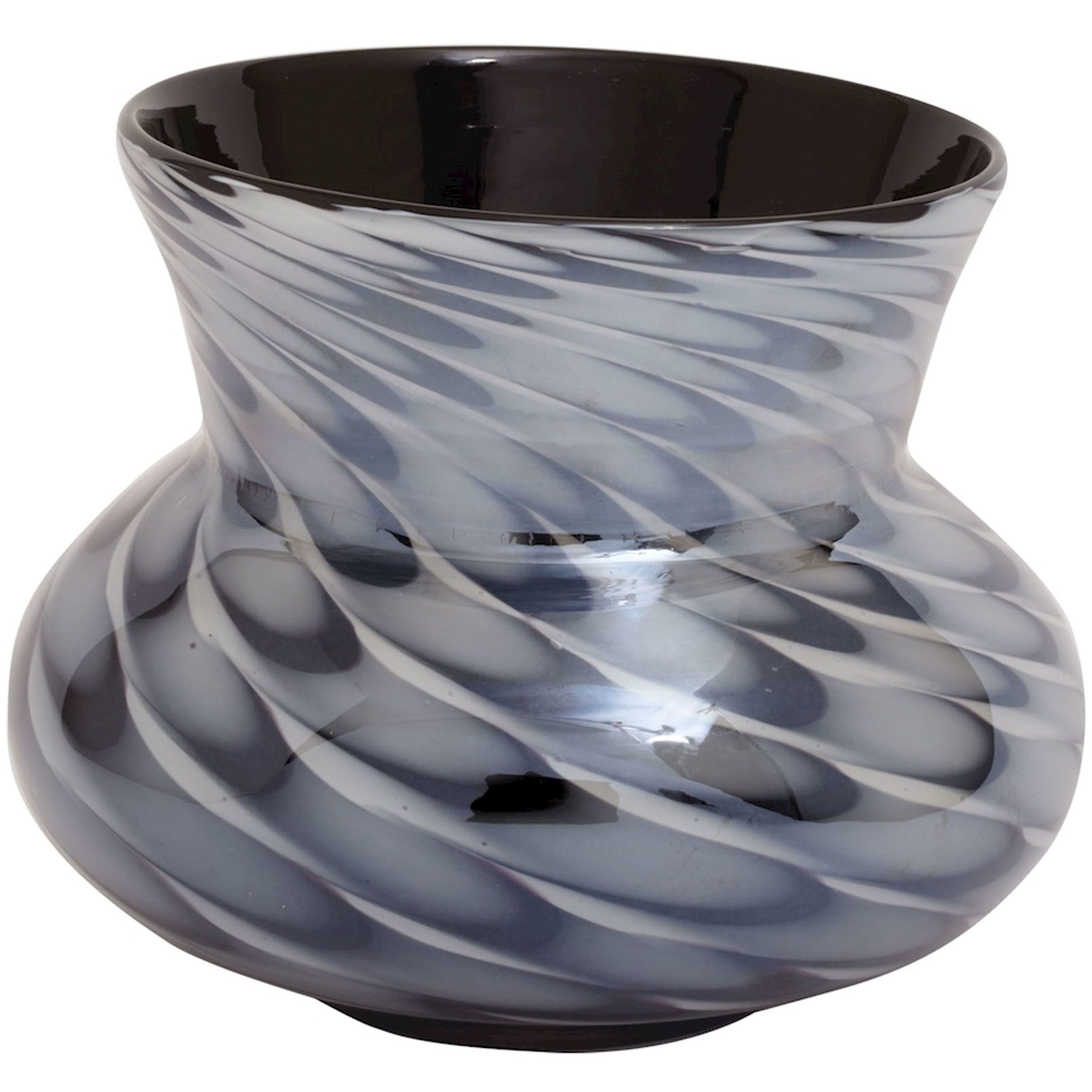 Feathered 5.5 X 5 inch Vase