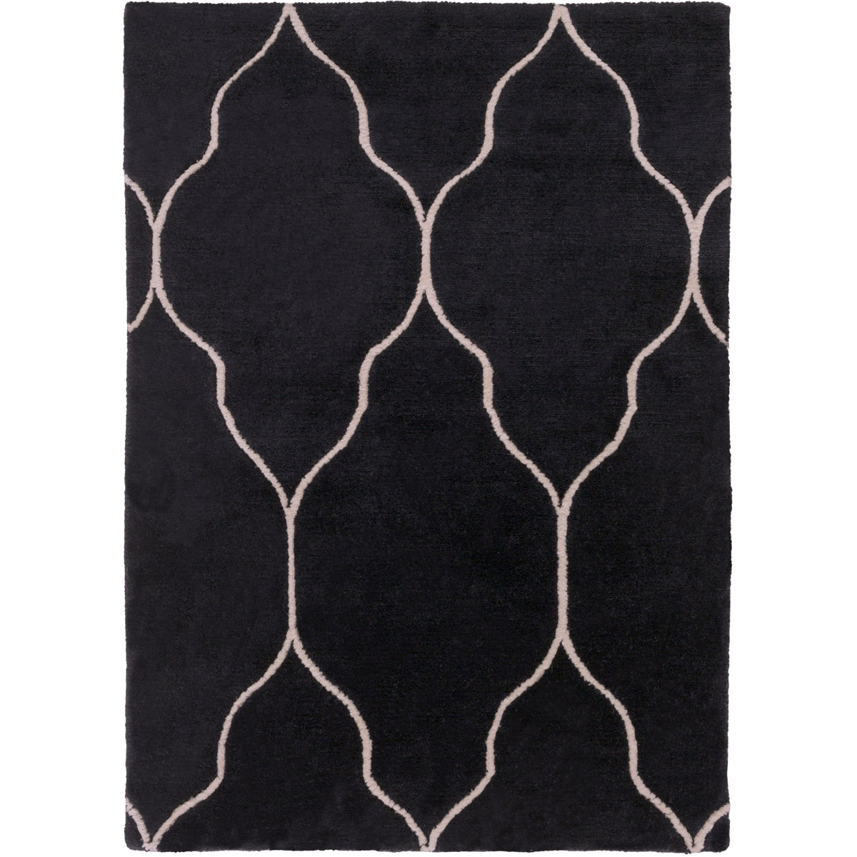 Gates 36 X 24 inch Black, Beige Rug